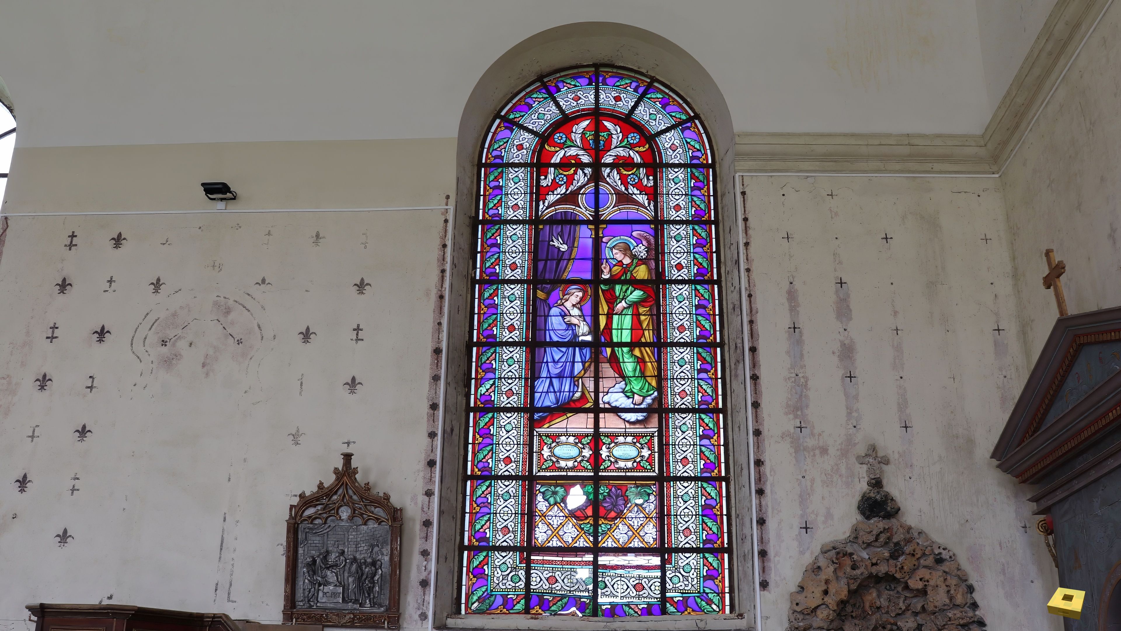Barville, church - stained glass window (I)