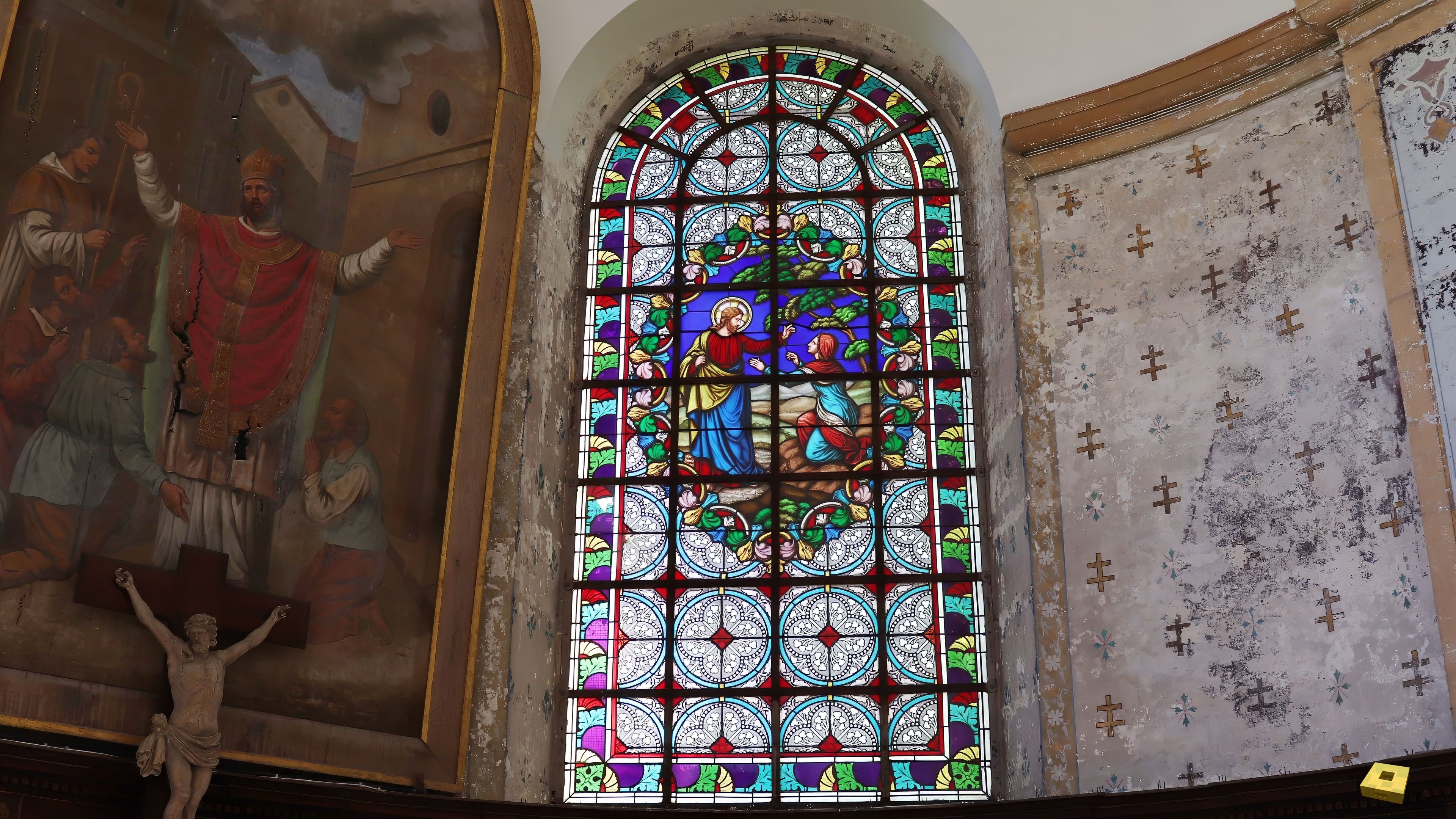 Barville, church - stained glass window (I)