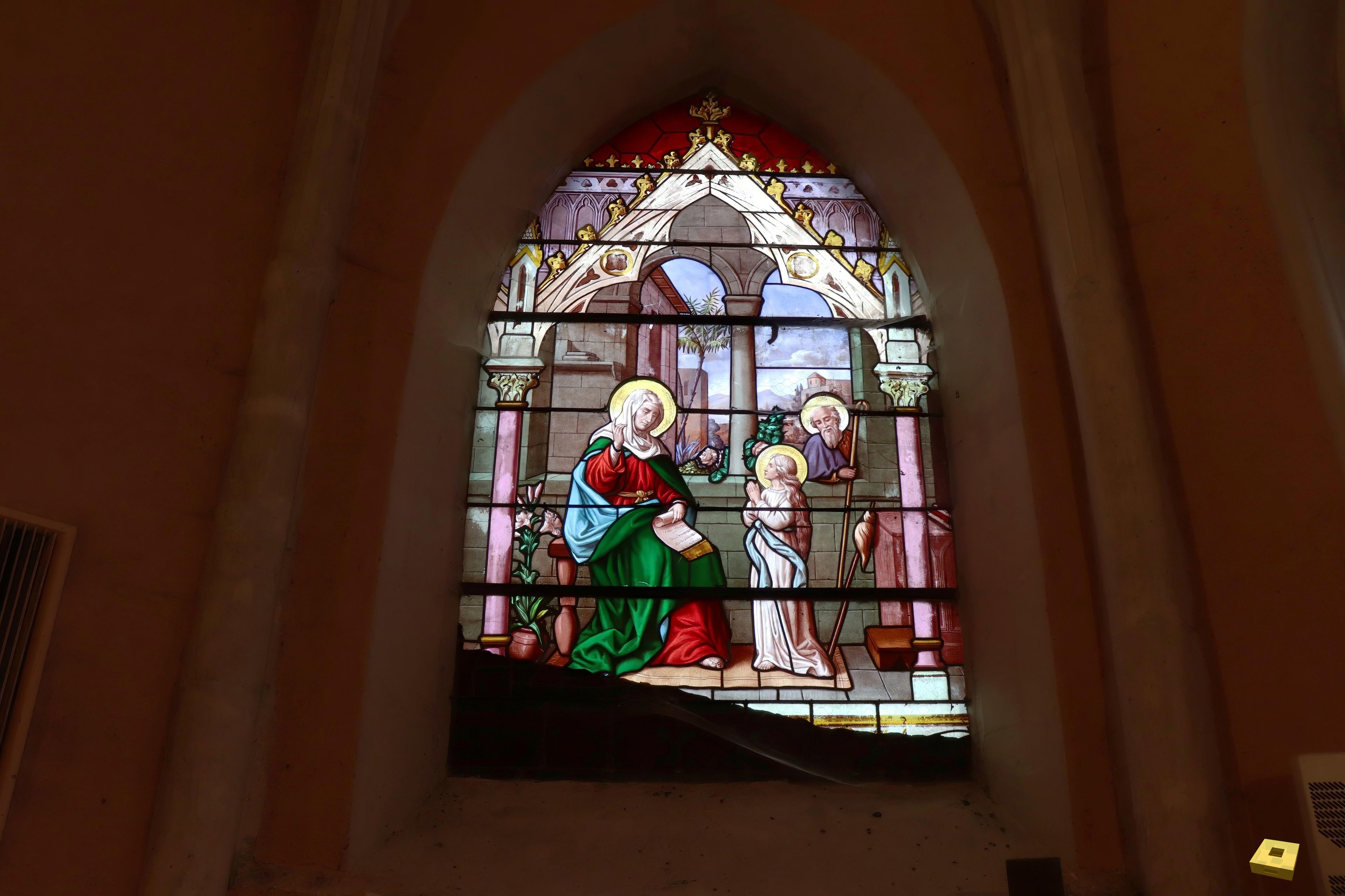 Bazoilles, Kirche - Buntglasfenster (I)
