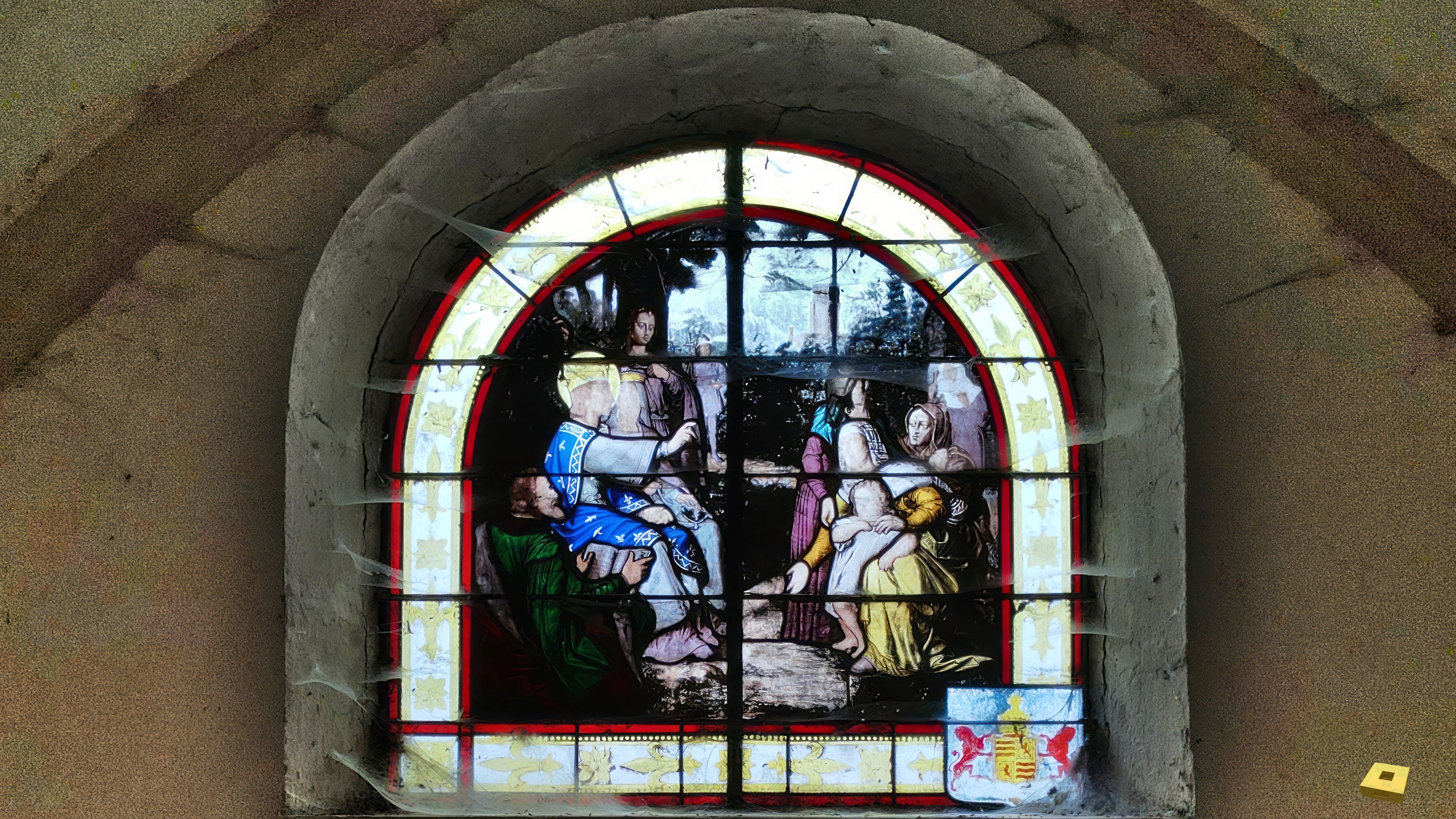 Bazoilles, église - vitrail (I)