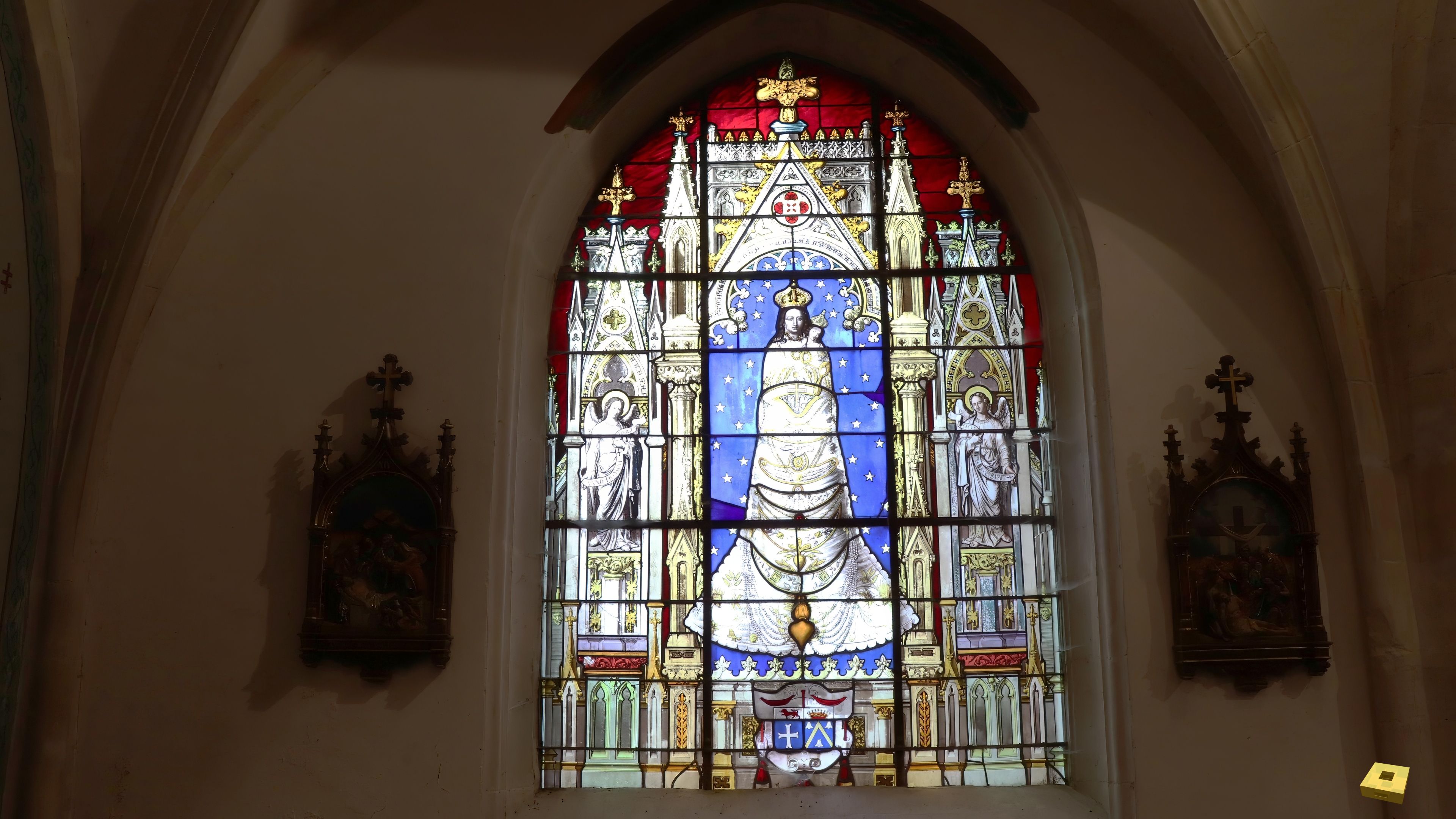 Bazoilles, church - stained glass window (I)
