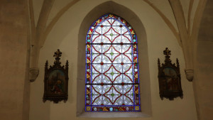 Bazoilles, church - stained glass window (I)