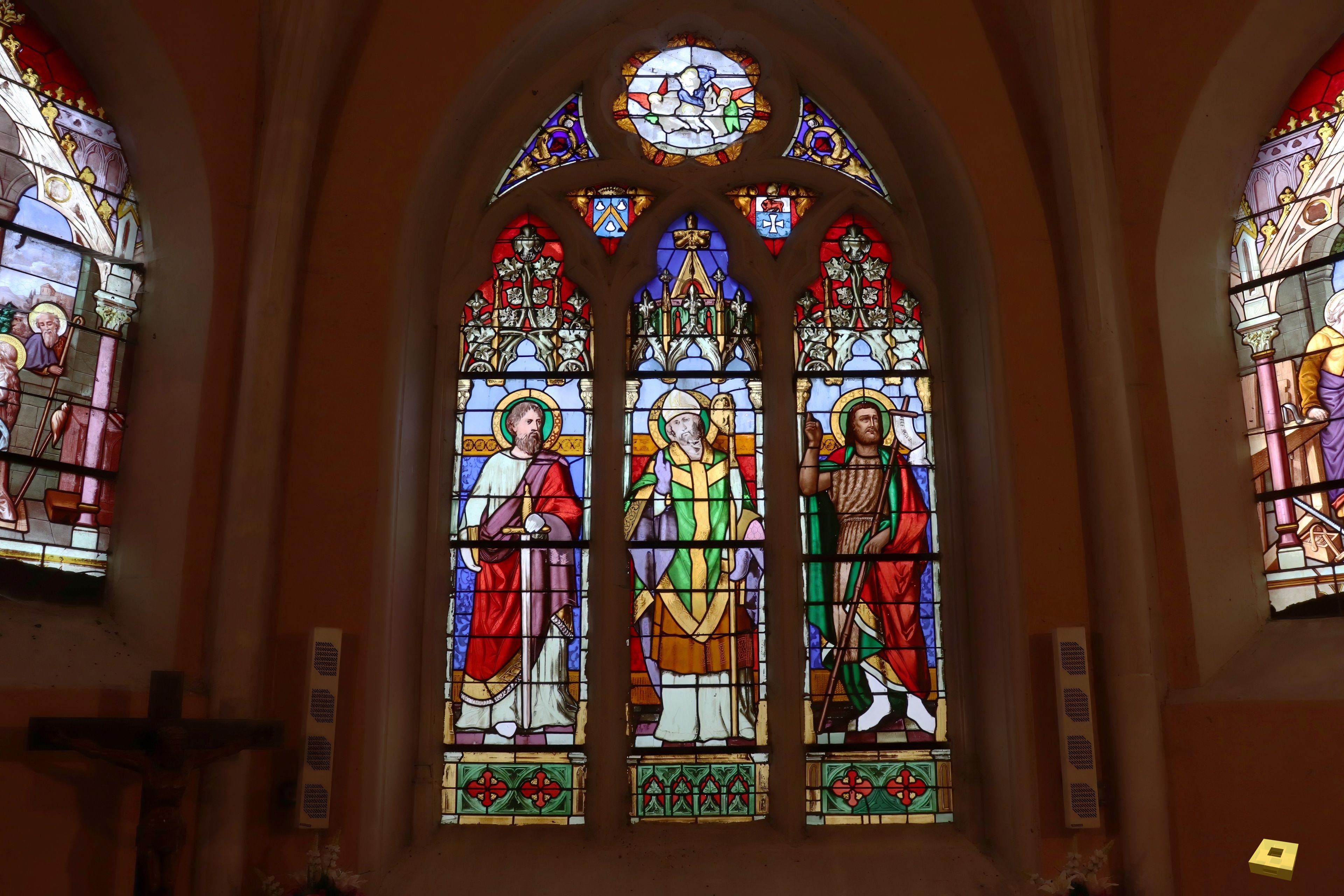 Bazoilles, Kirche - Buntglasfenster (I)