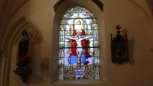 Bazoilles, church - stained glass window (I)