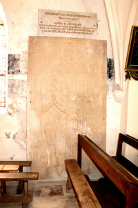 Beaufremont, church - tombstone (I)