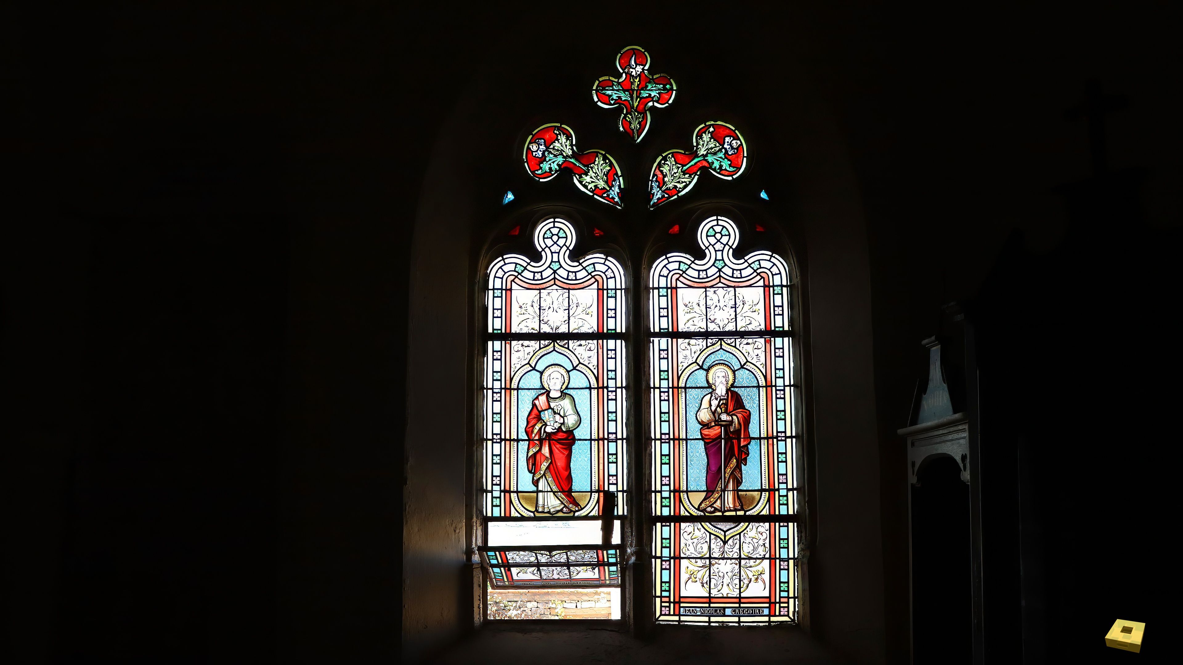 Beaufremont, church - stained glass window (I)