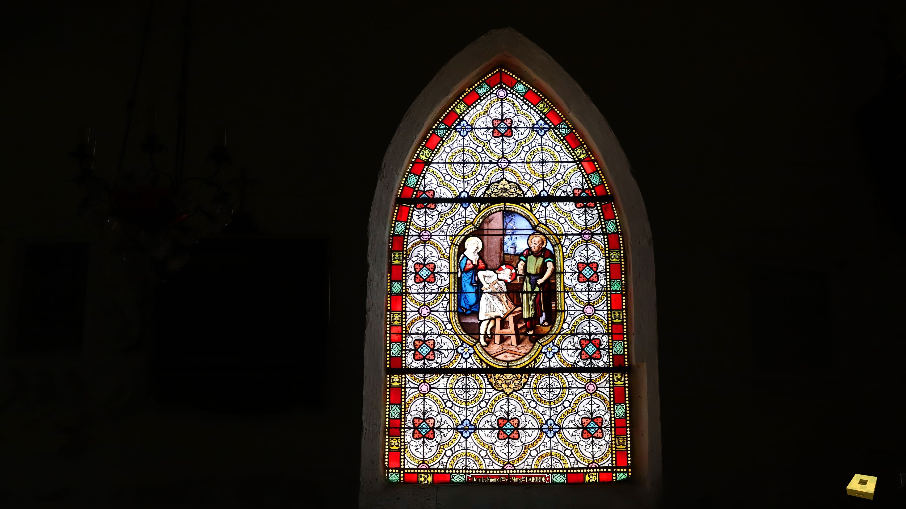 Beaufremont, church - stained glass window (I)