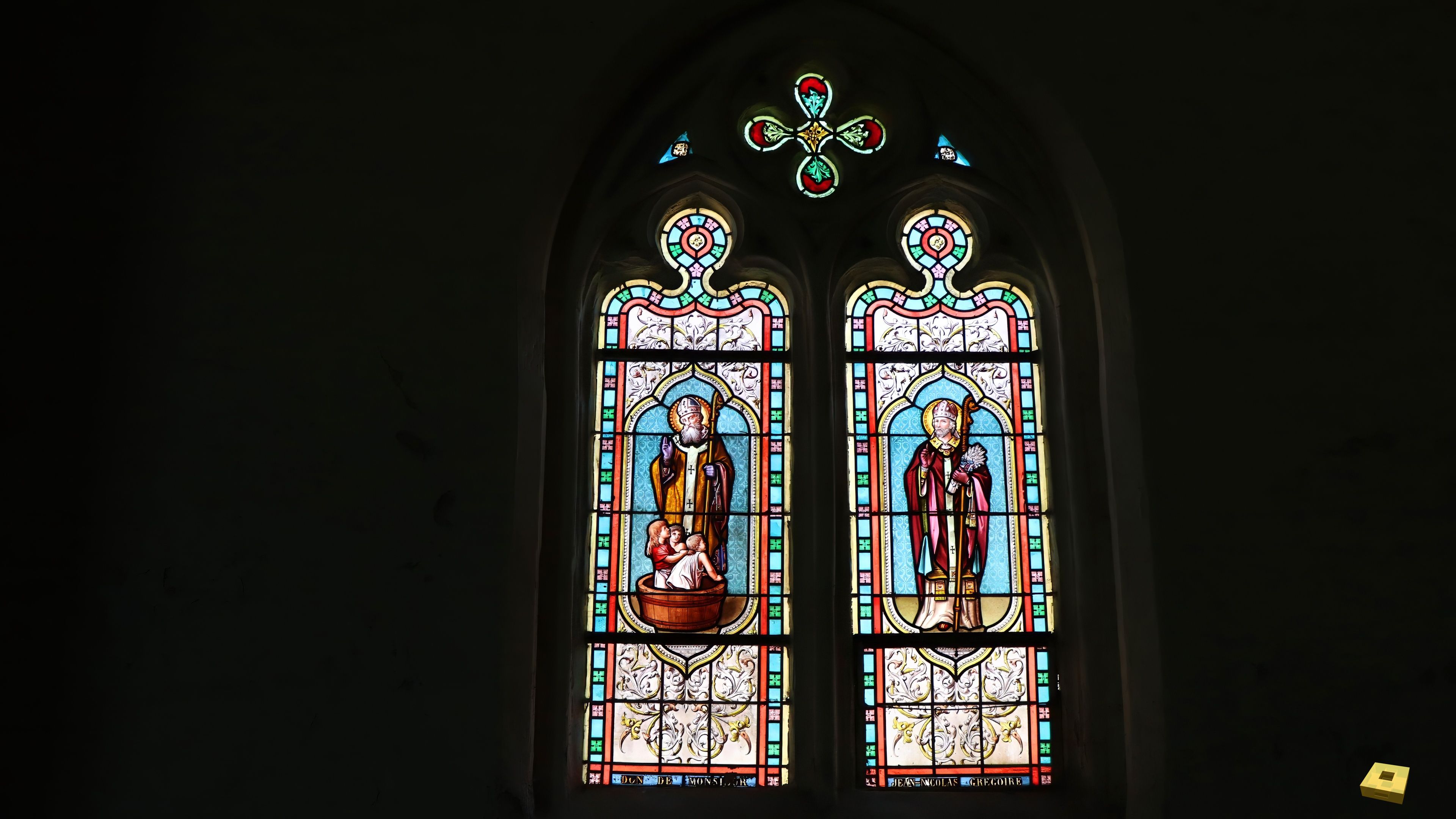 Beaufremont, church - stained glass window (I)