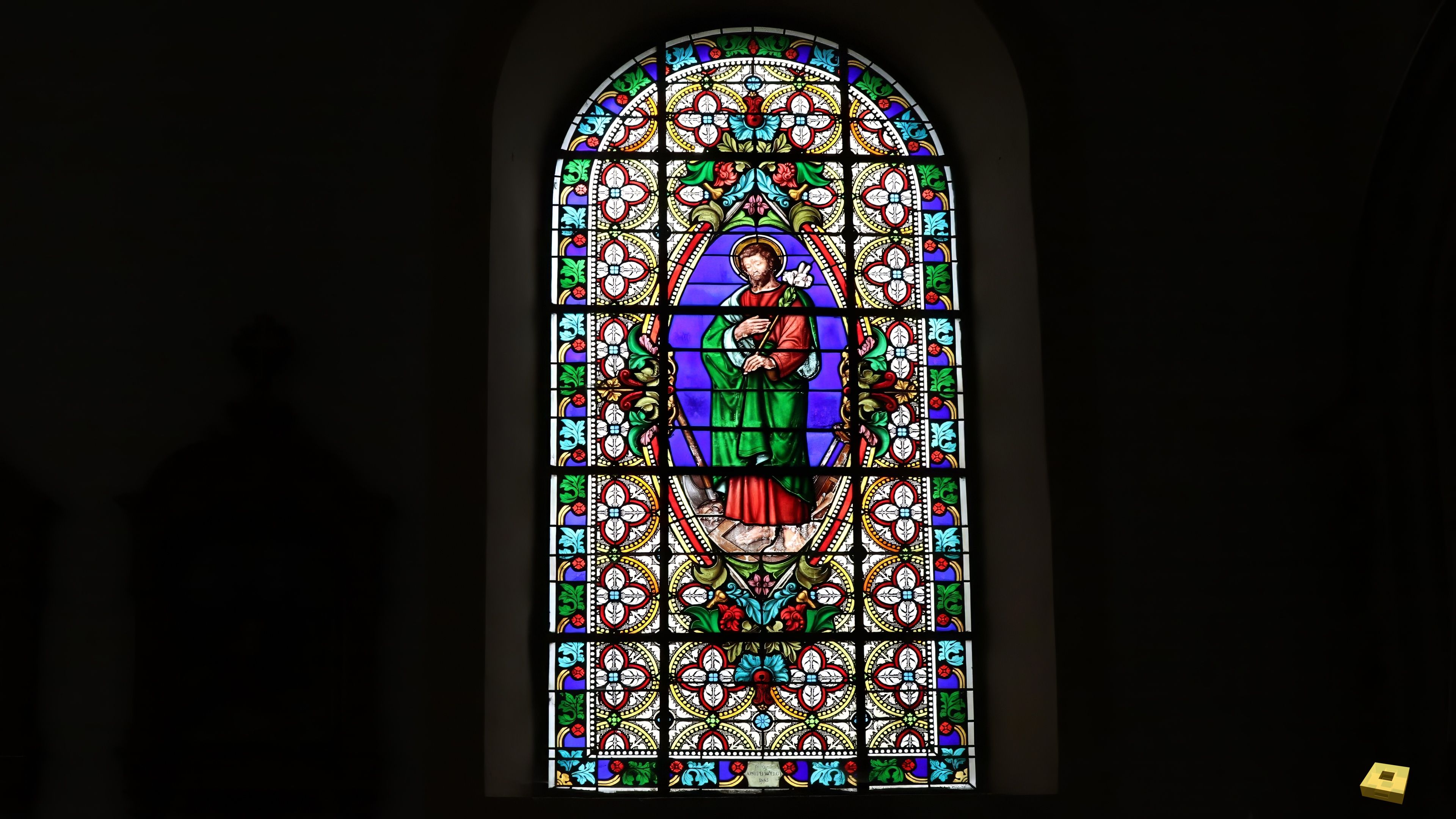 Blevaincourt, church - stained glass window (I)