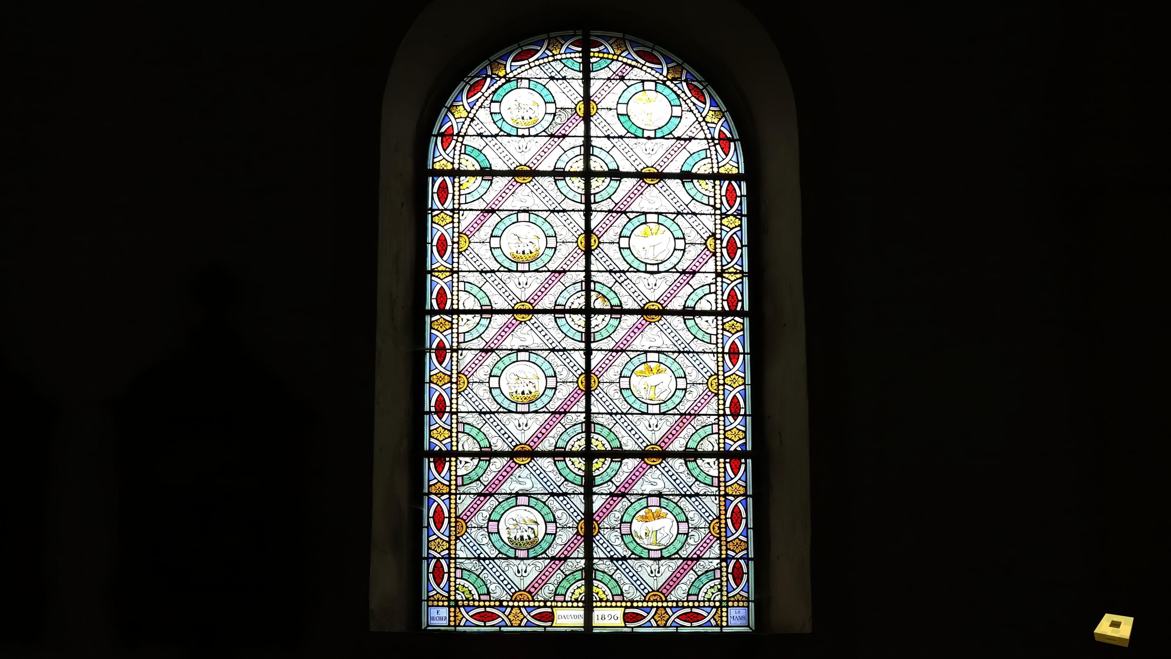 Blevaincourt, church - stained glass window (I)