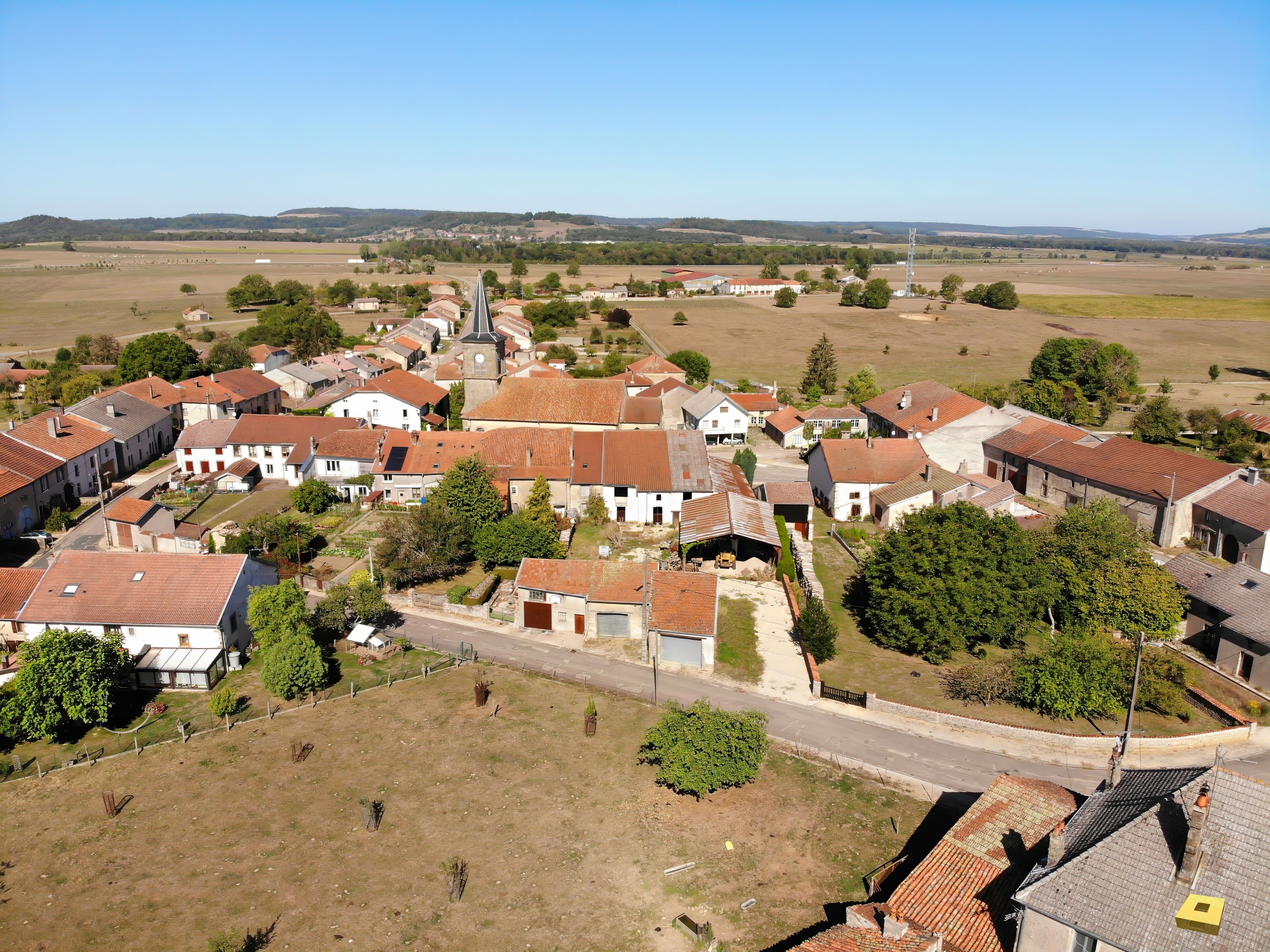 Blevaincourt, vue aérienne (I)