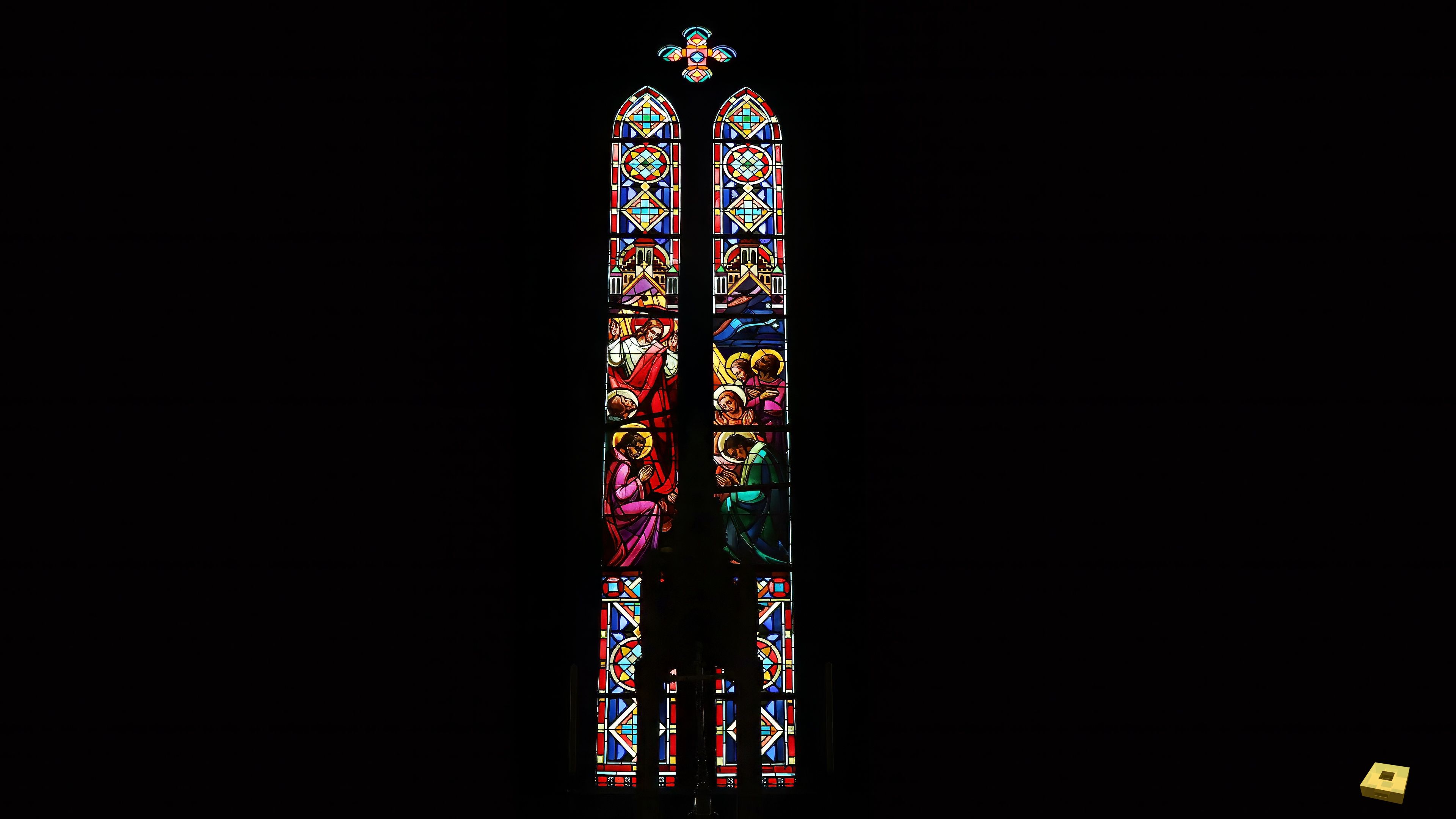 Bourmont, St Joseph - stained glass window (I)