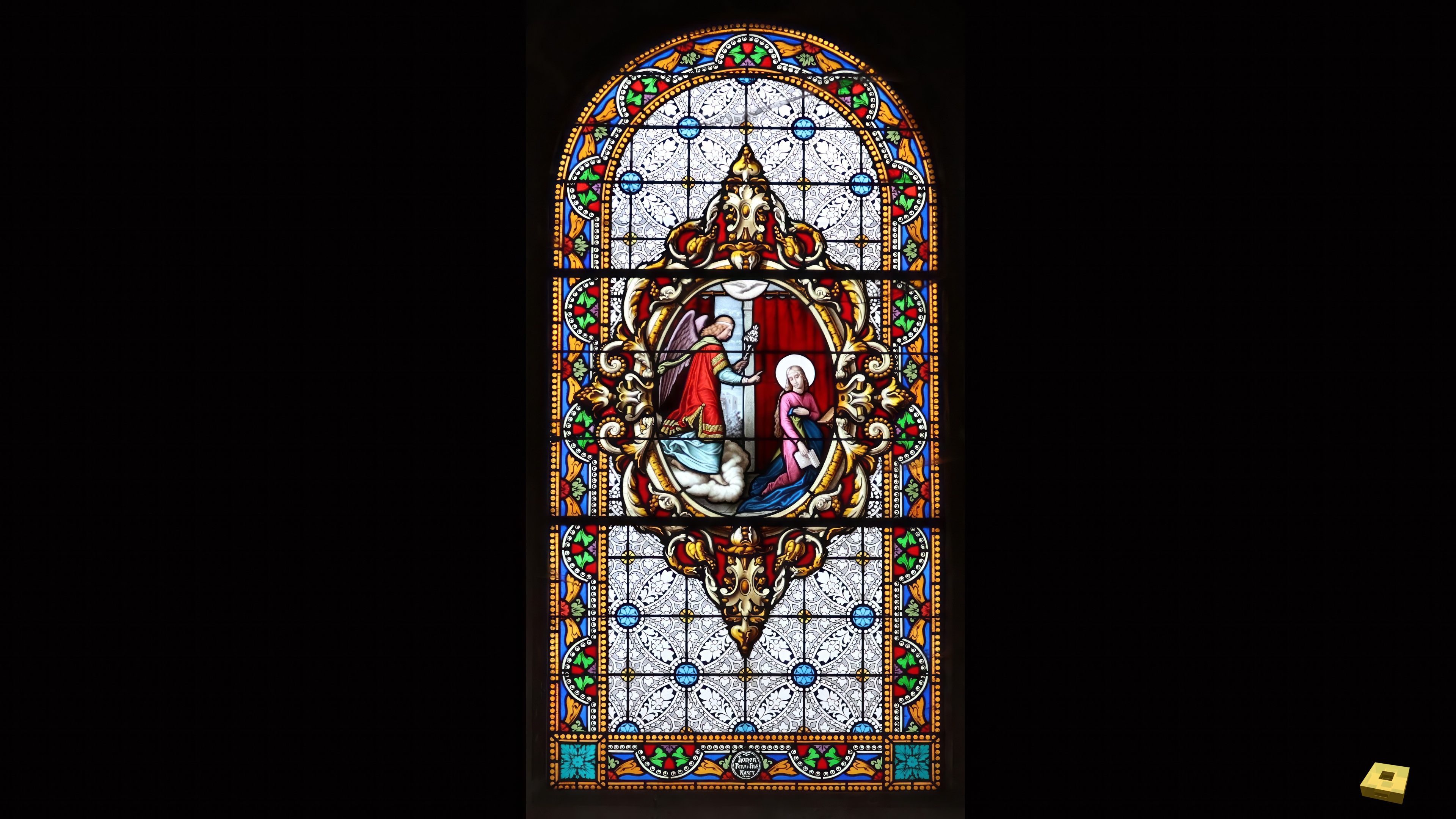 Bourmont, Ste Marie - stained glass window (I)