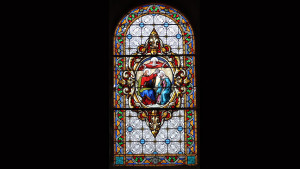 Bourmont, Ste Marie - stained glass window (I)