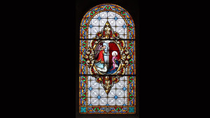 Bourmont, Ste Marie - stained glass window (I)