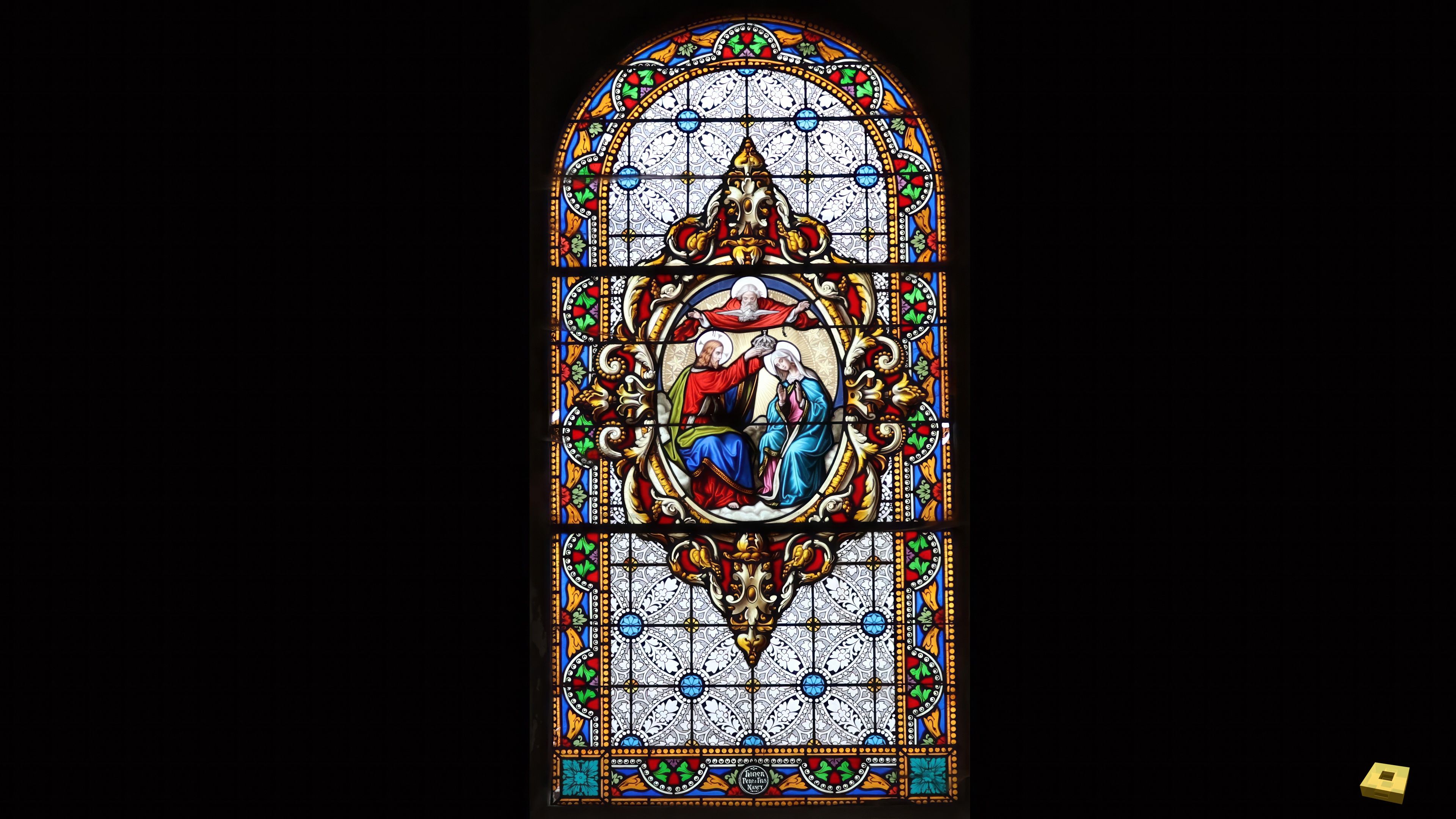 Bourmont, Ste Marie - stained glass window (I)