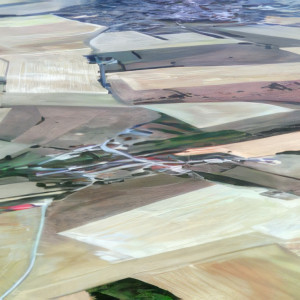 Brechainville, relief (S)