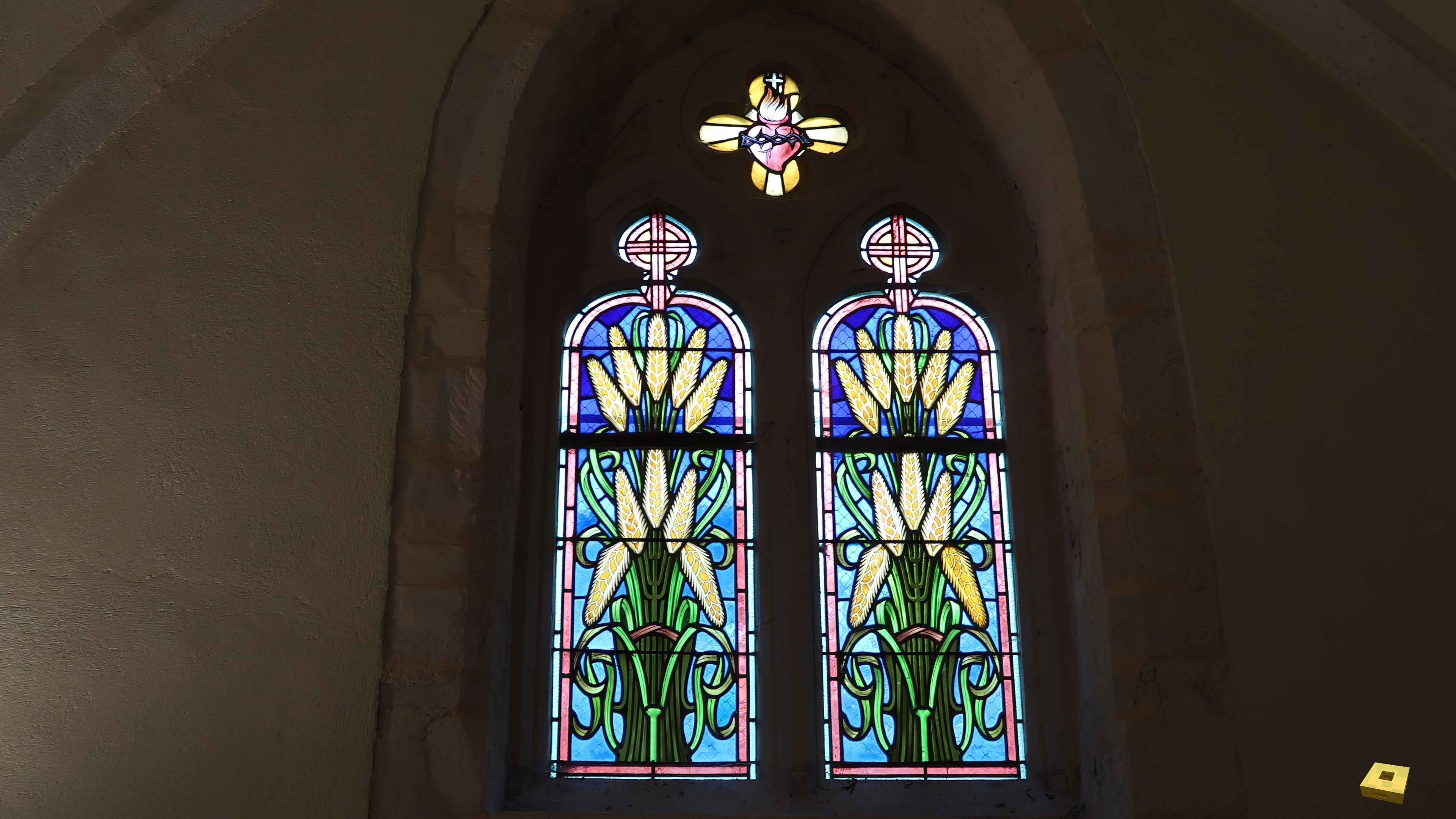 Certilleux, church - stained glass window (I)