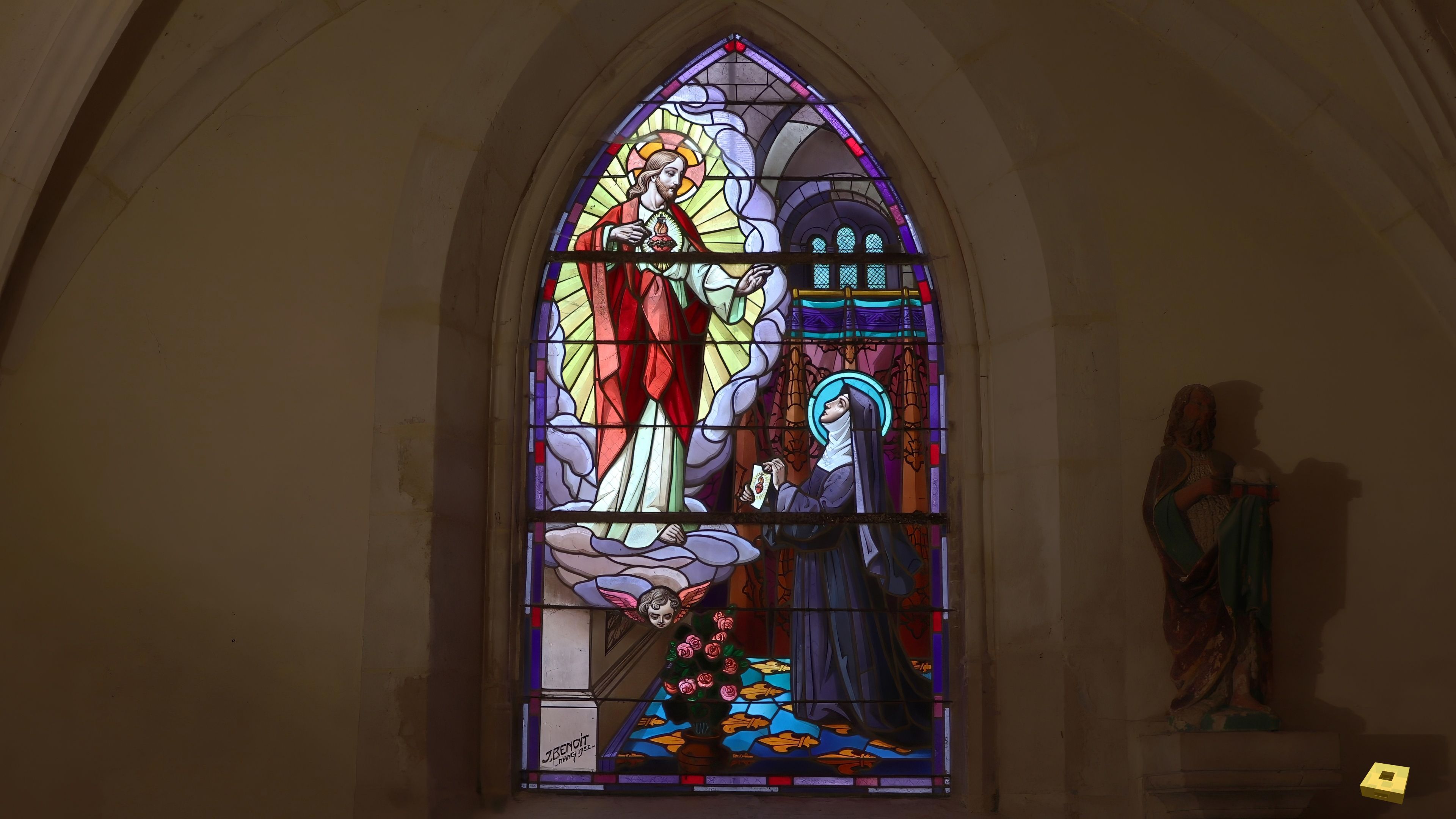 Certilleux, church - stained glass window (I)