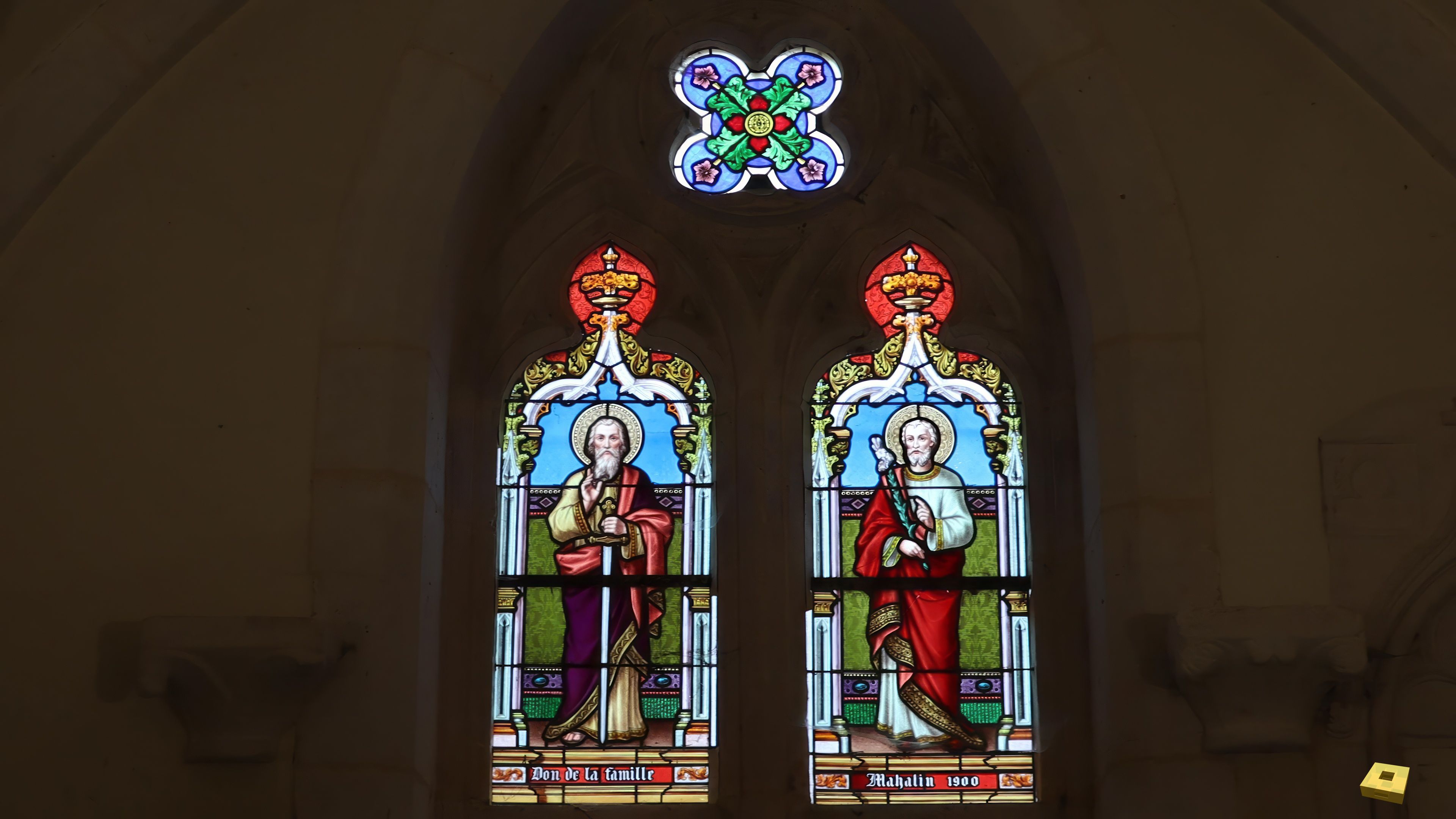 Certilleux, church - stained glass window (I)