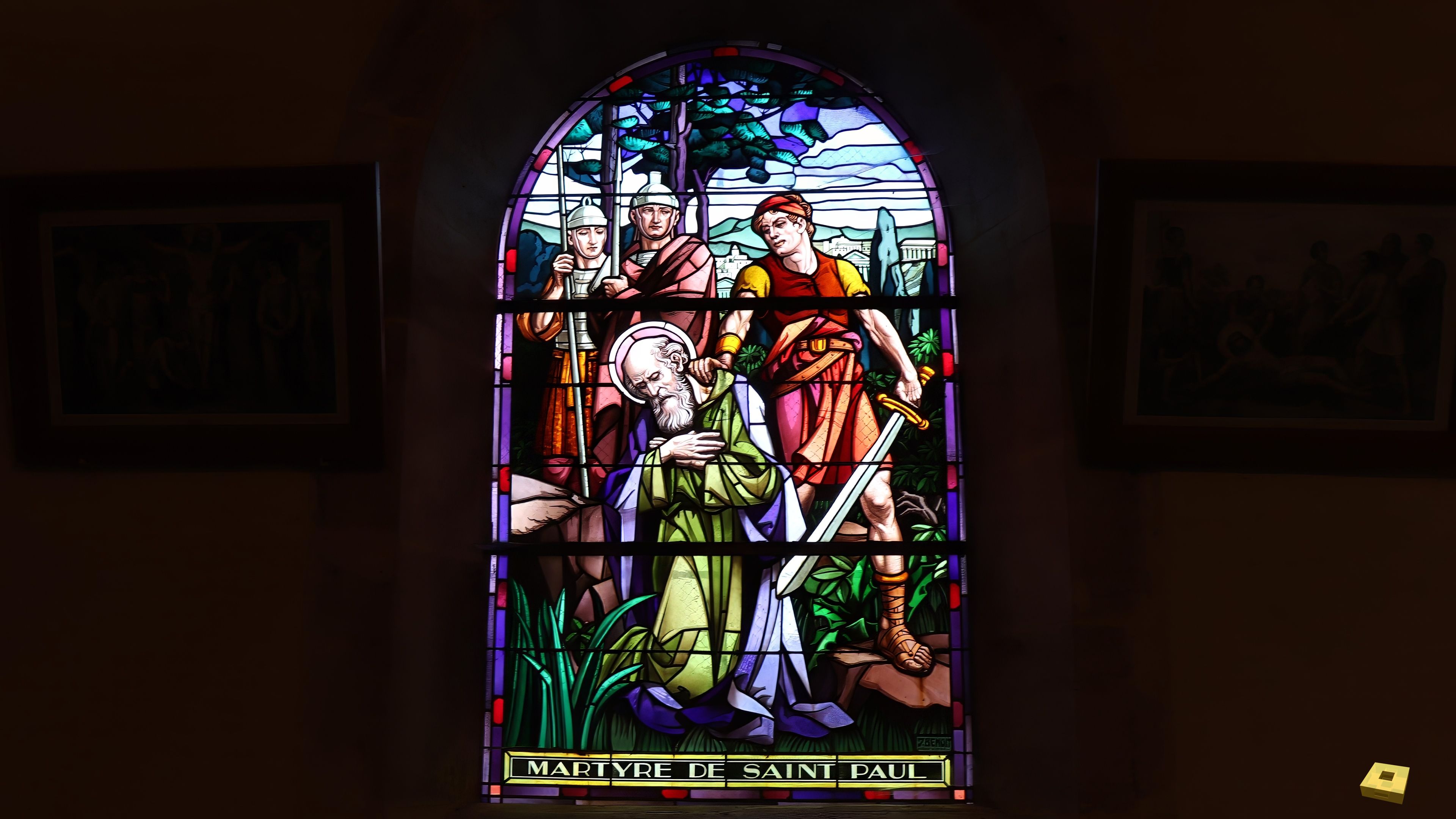 Certilleux, church - stained glass window (I)