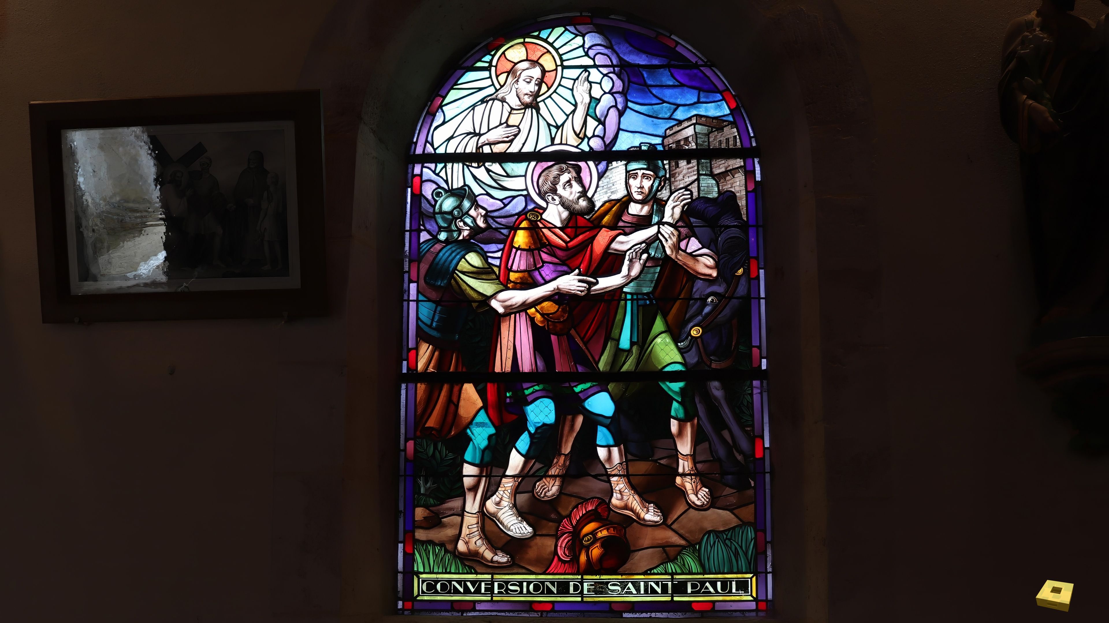 Certilleux, church - stained glass window (I)