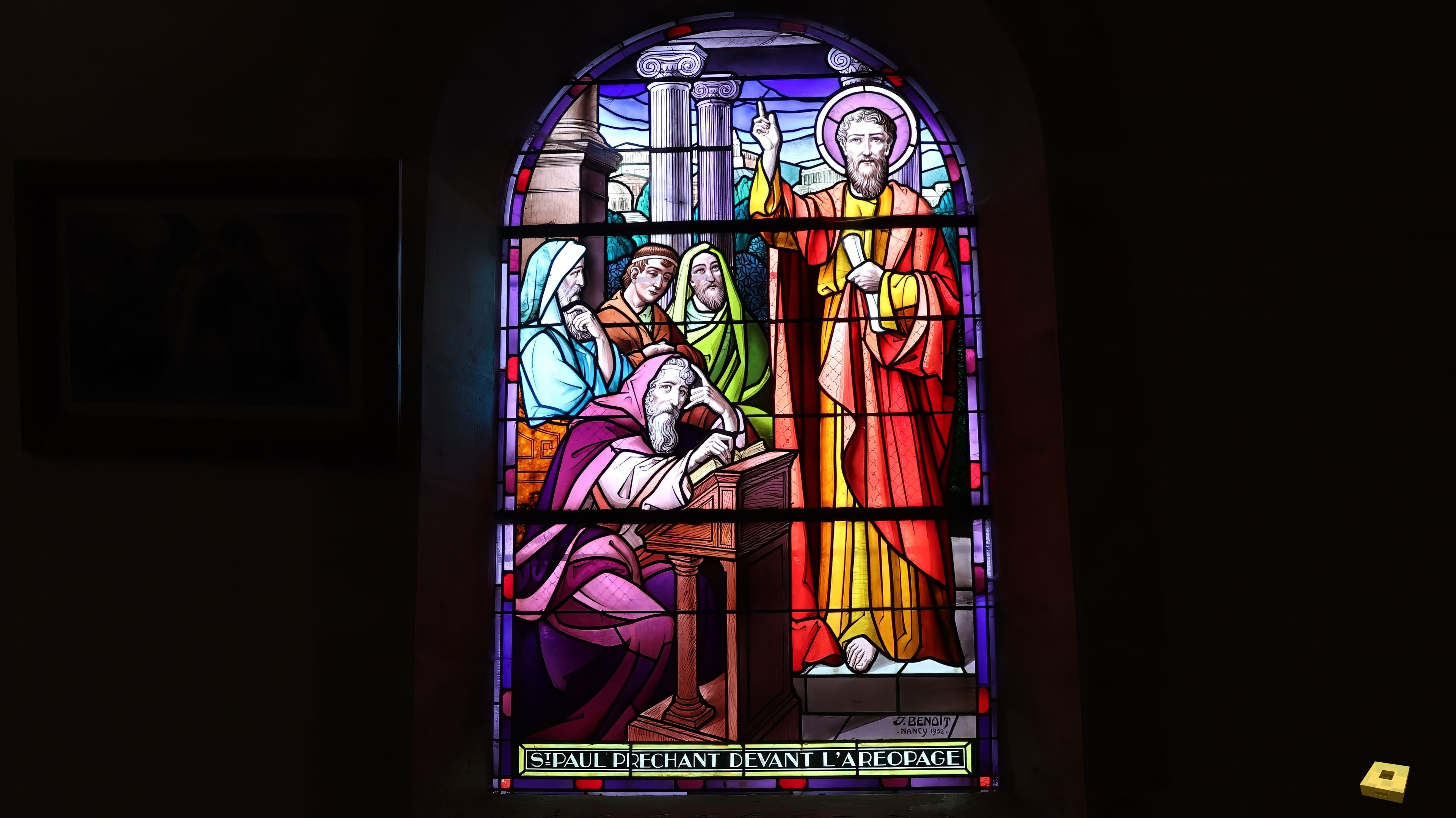 Certilleux, church - stained glass window (I)