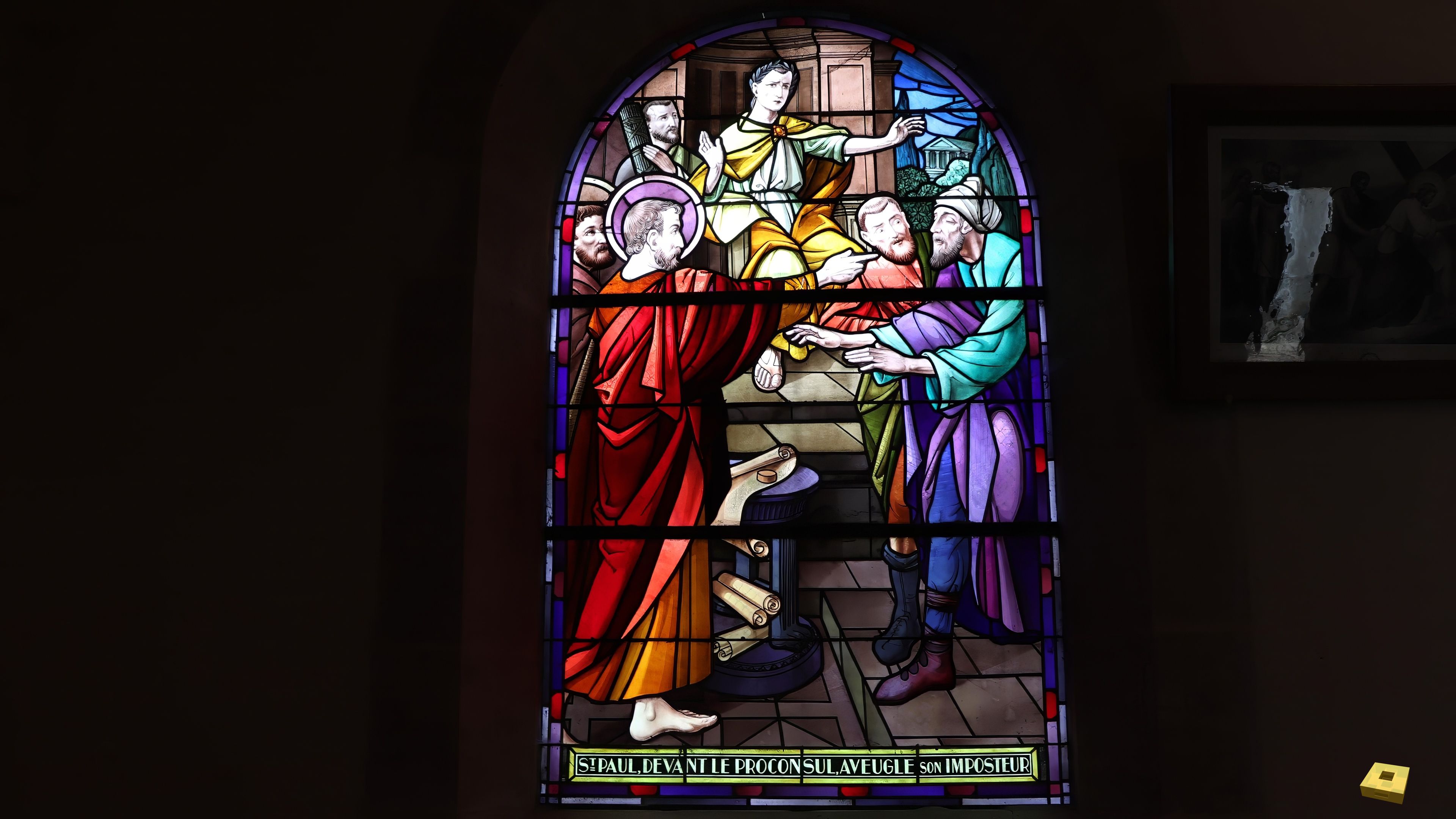 Certilleux, church - stained glass window (I)