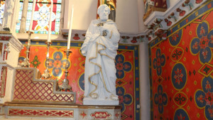 Chalvraines, church - statue (S)