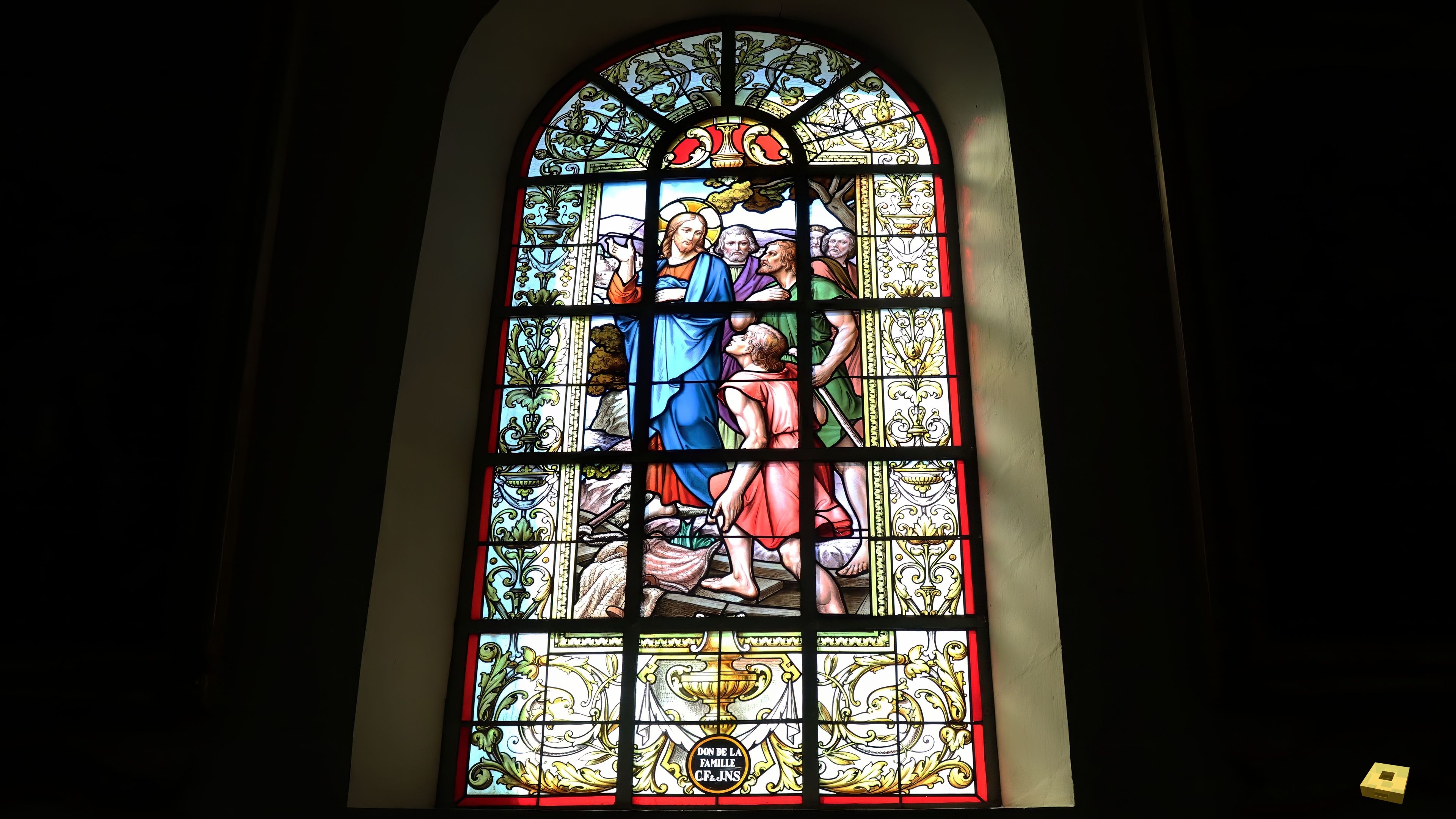 Châtenois, church - stained glass window (I)