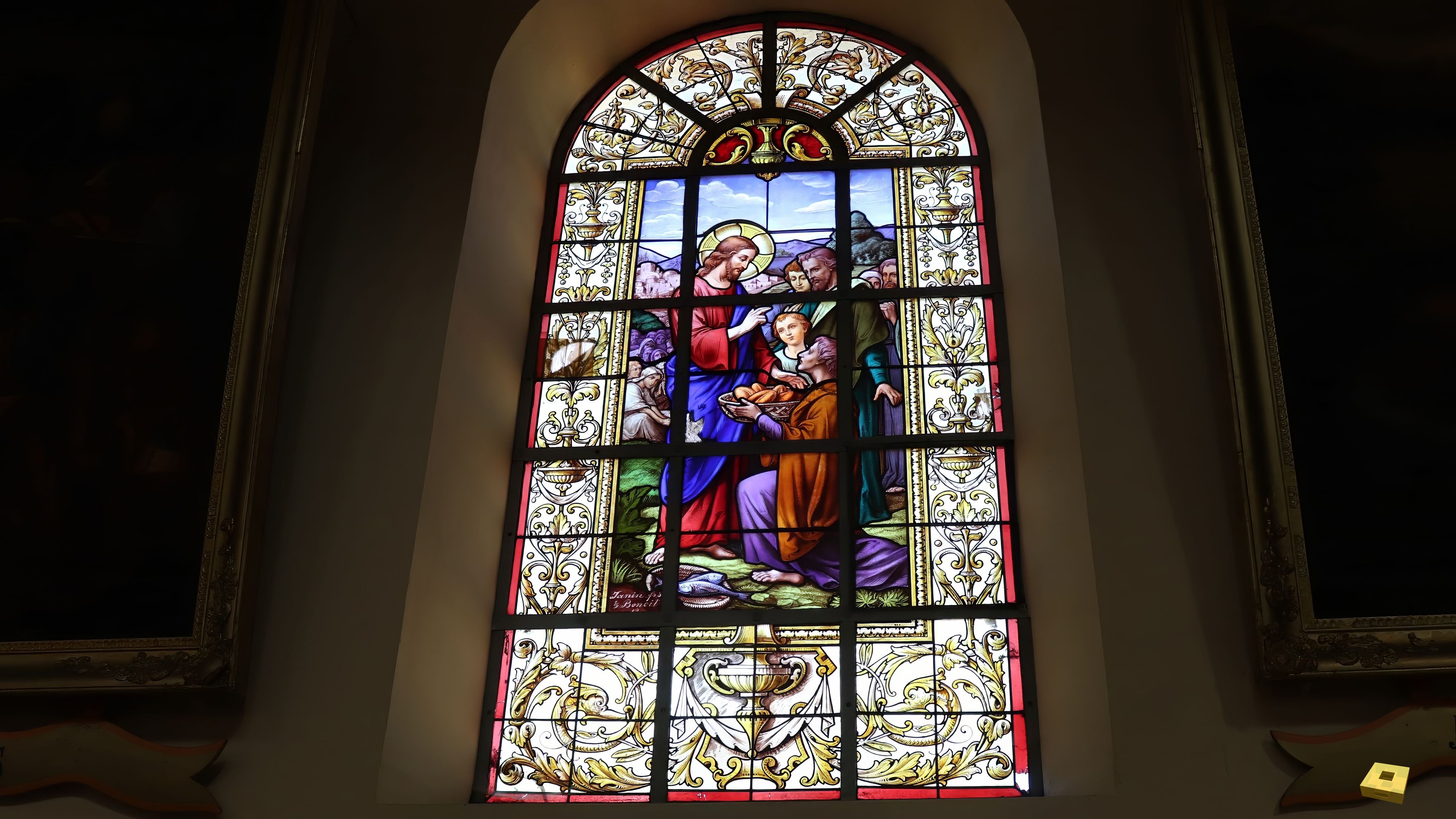 Châtenois, church - stained glass window (I)