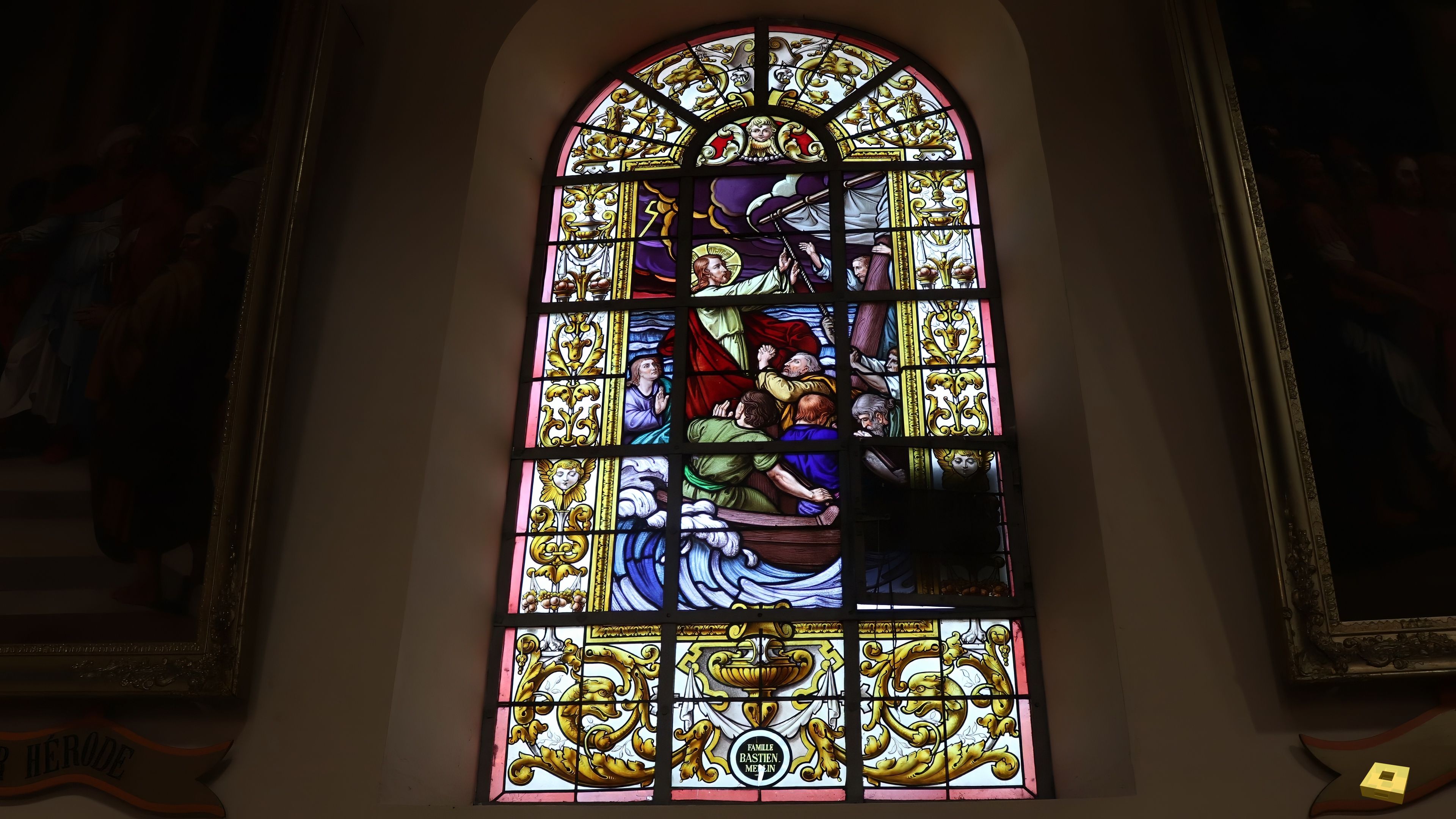 Châtenois, église - vitrail (I)