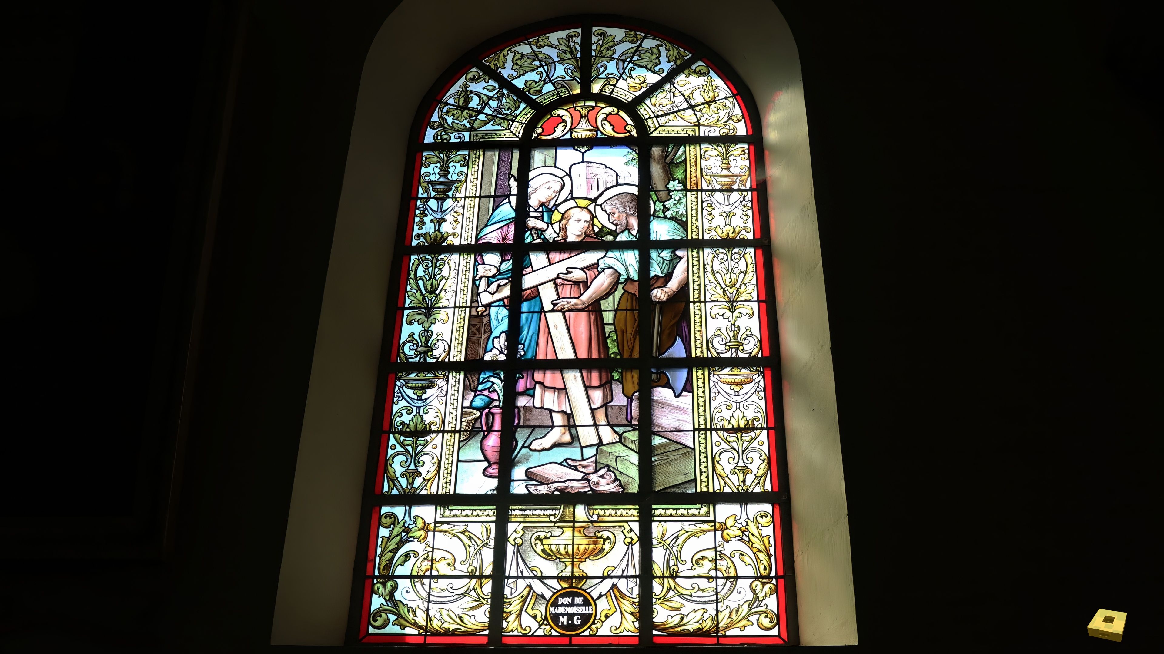 Châtenois, church - stained glass window (I)