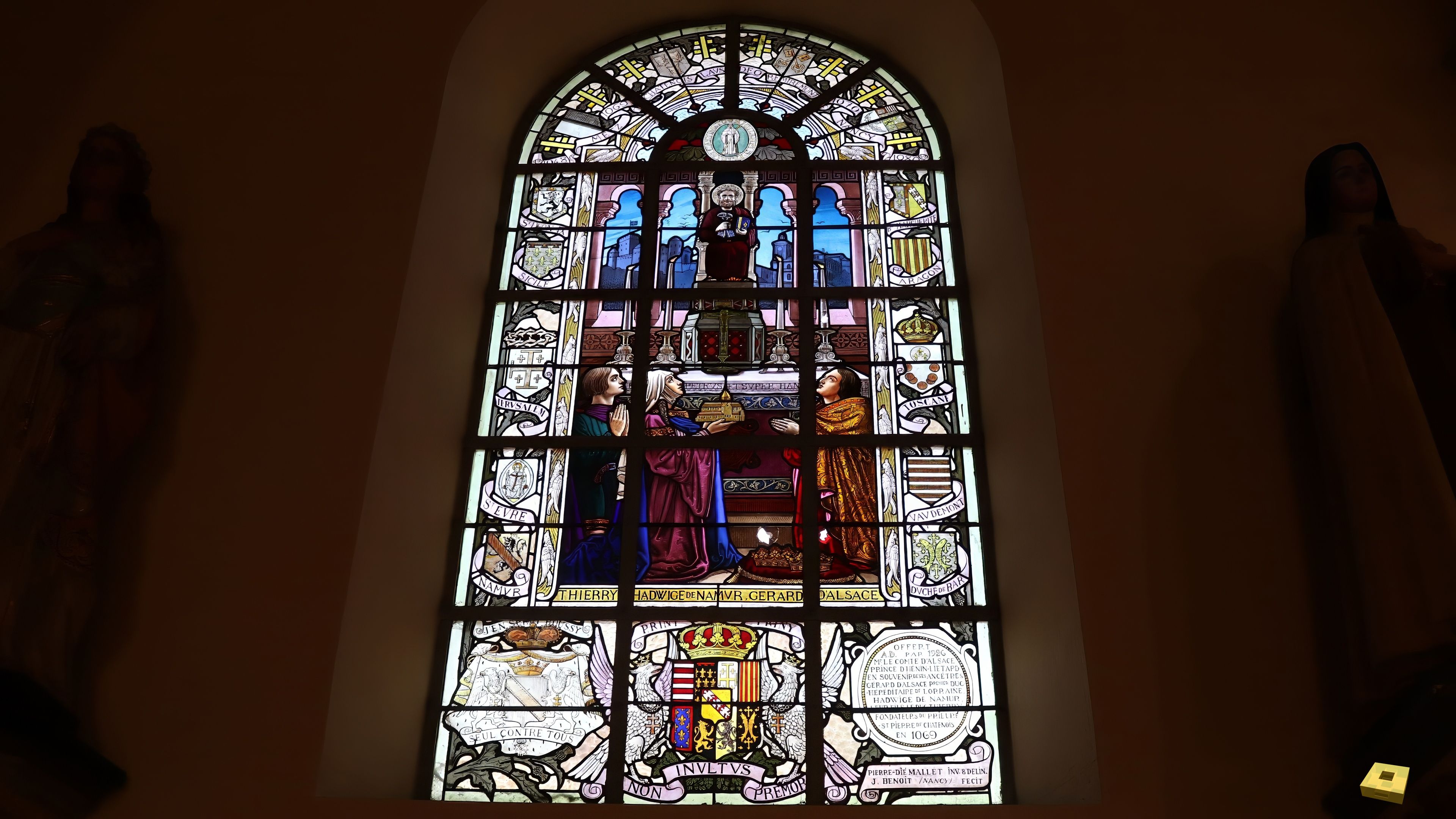 Châtenois, church - stained glass window (I)