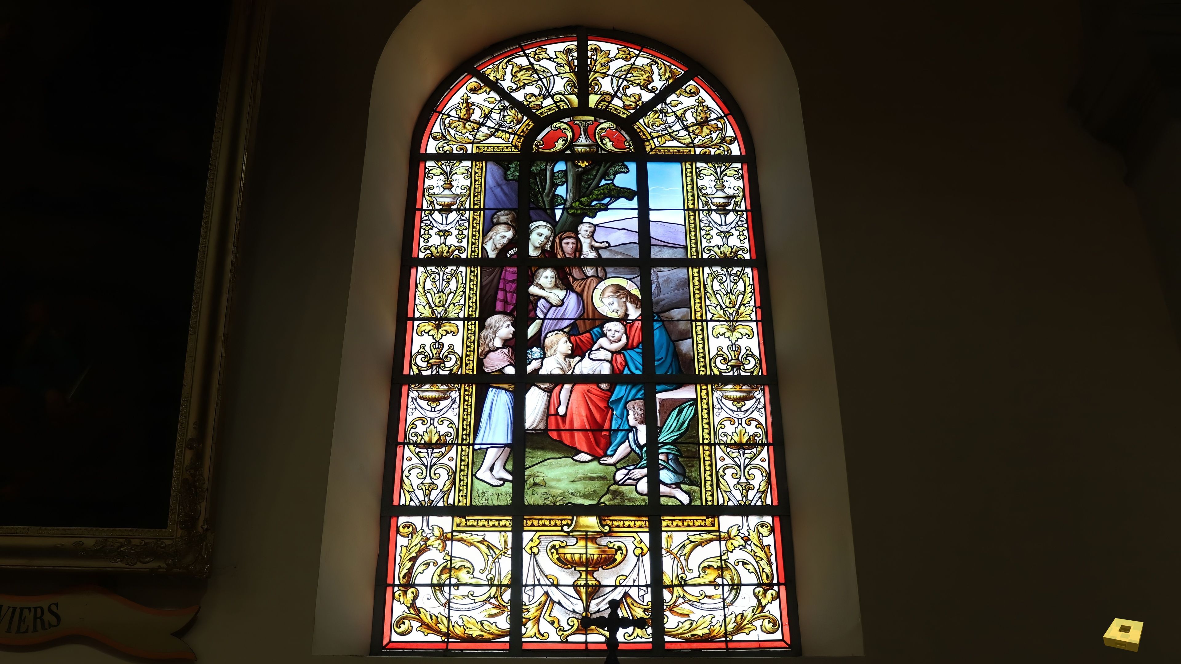 Châtenois, église - vitrail (I)