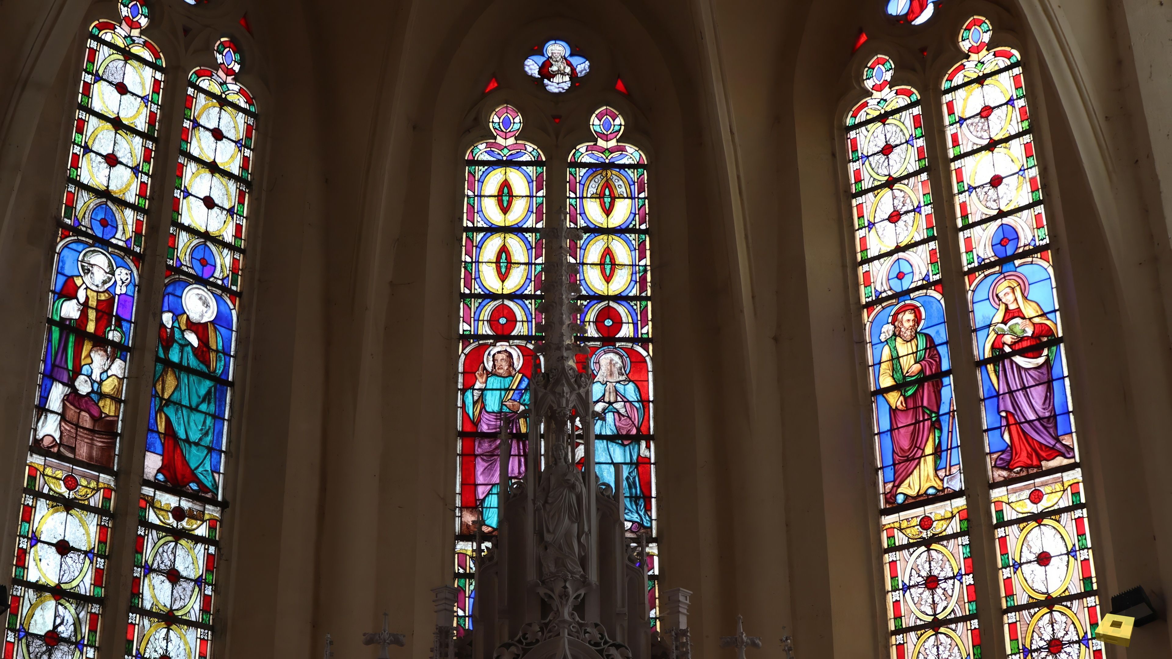 Chermisey, church - stained glass window (I)