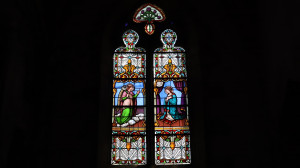 Choiseul, church - stained glass window (I)