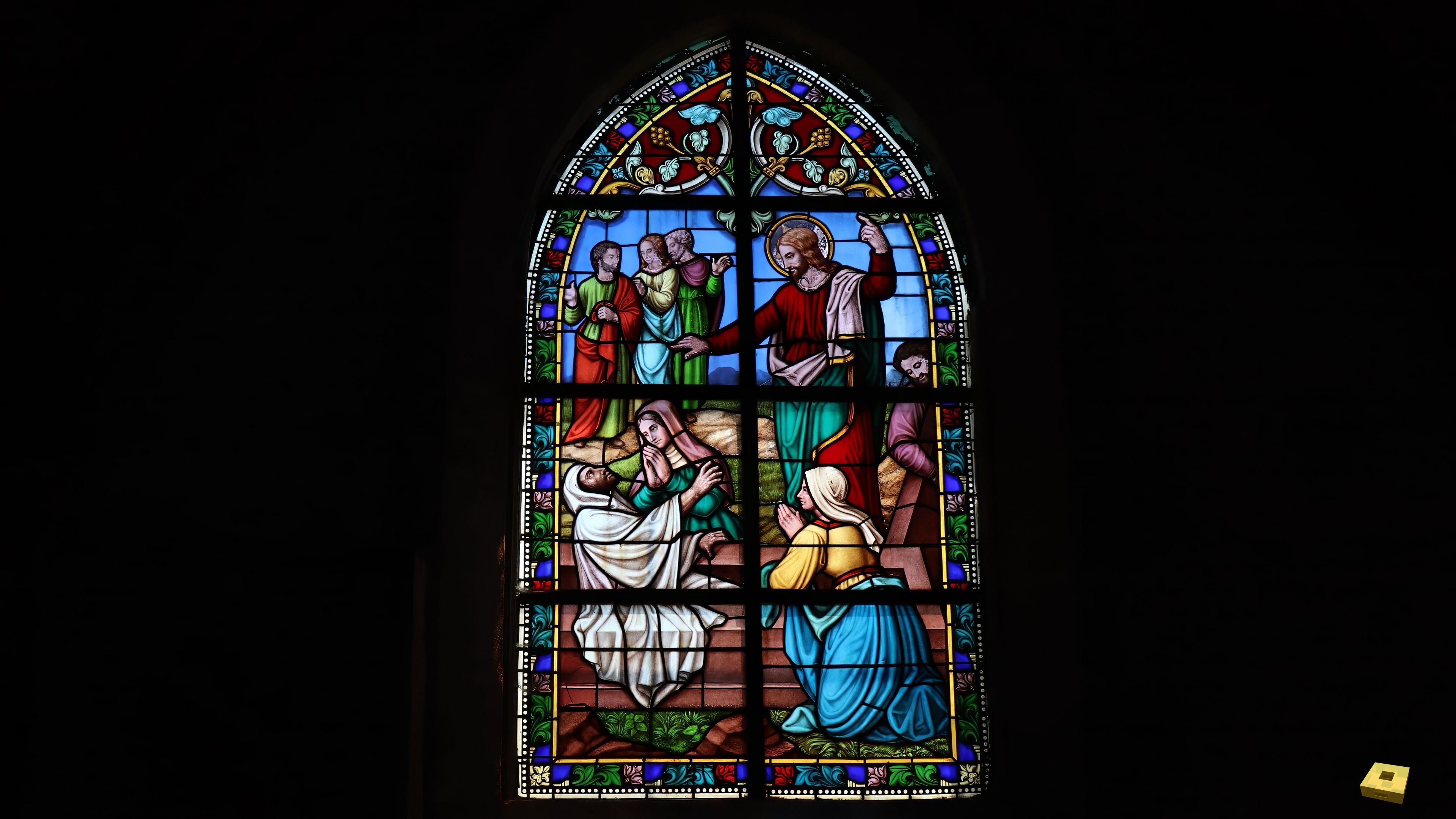 Choiseul, church - stained glass window (I)