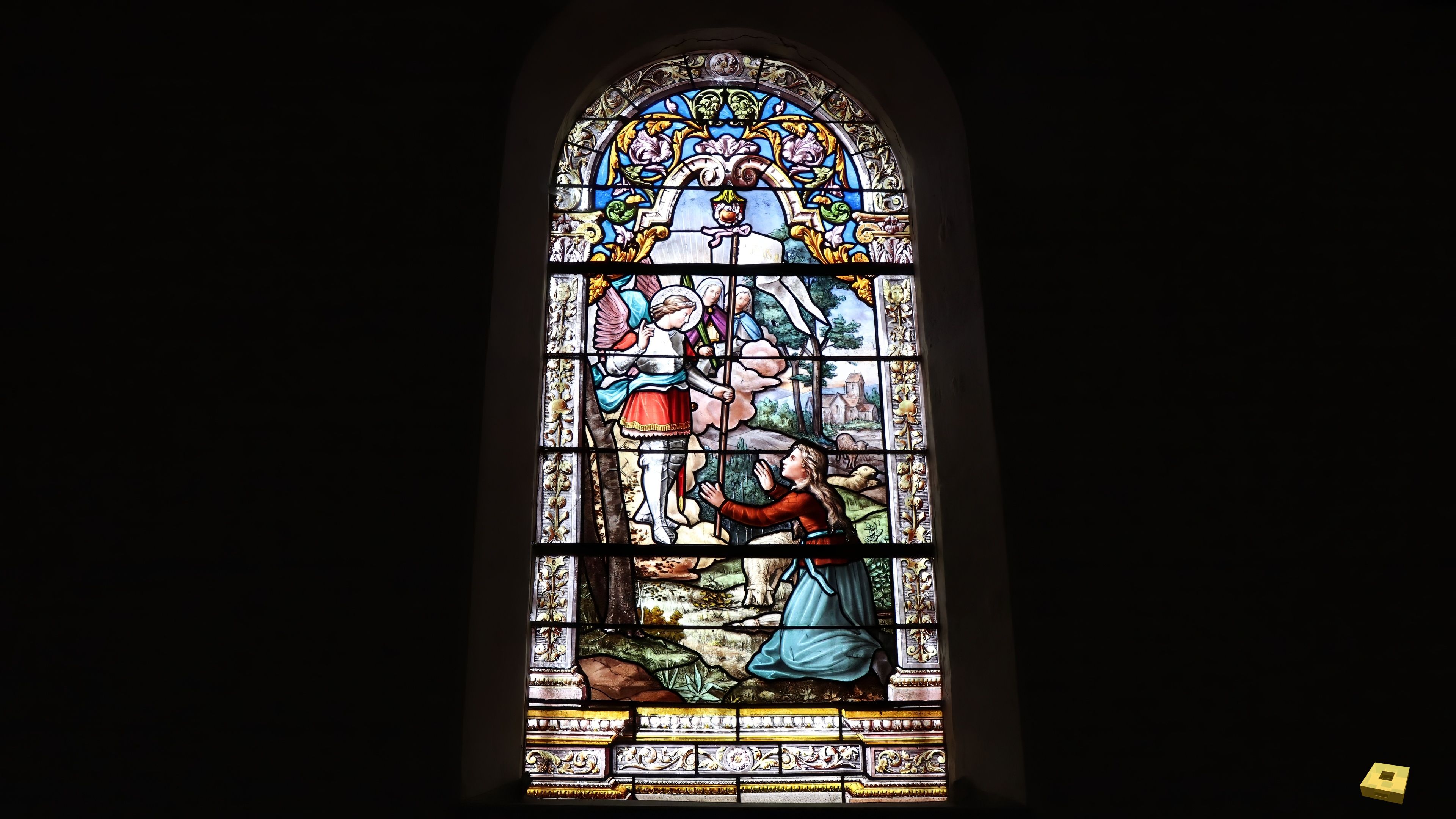 Circourt, church - stained glass (I)