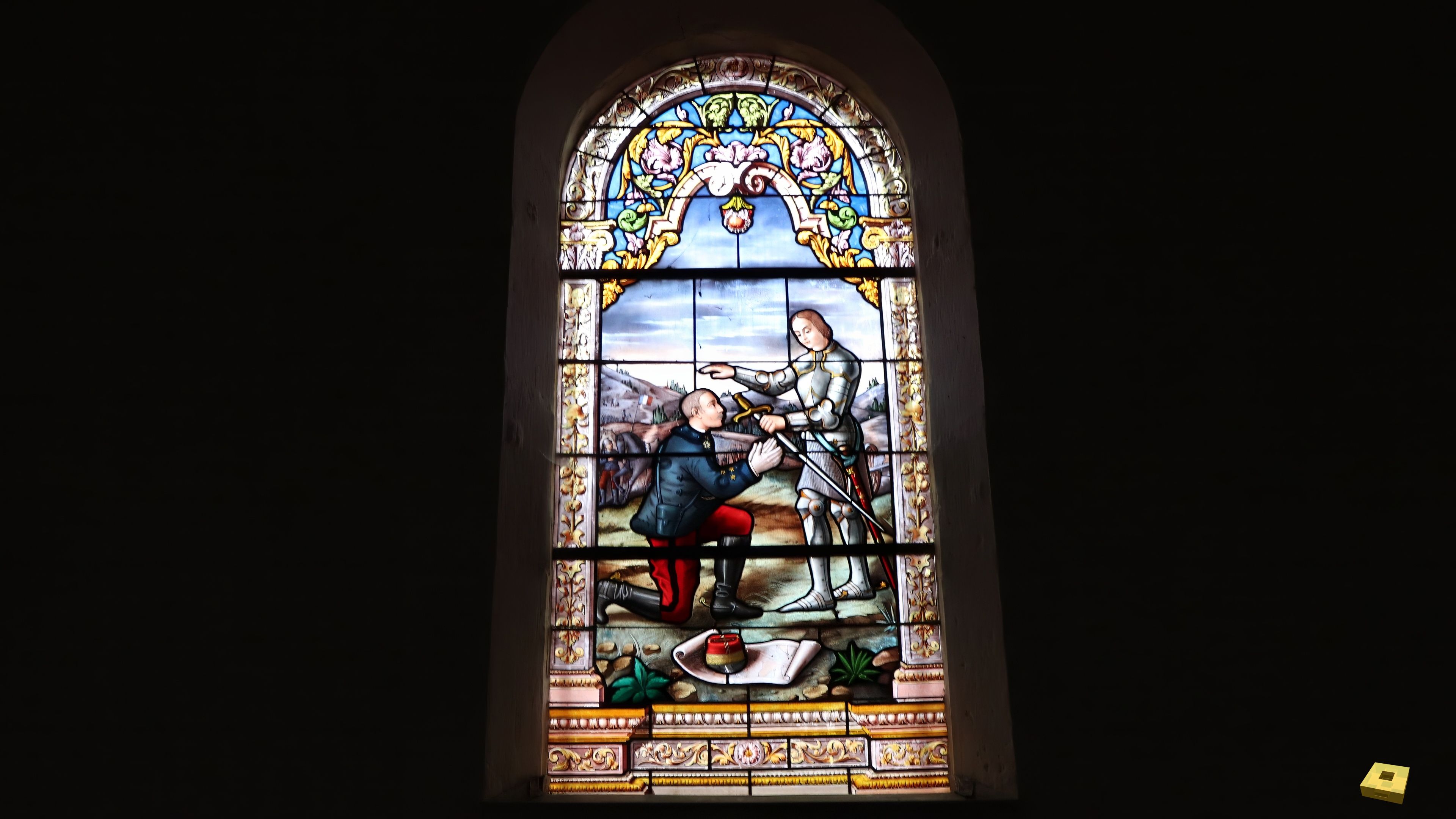 Circourt, church - stained glass window (I)