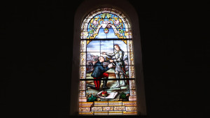 Circourt, church - stained glass window (I)