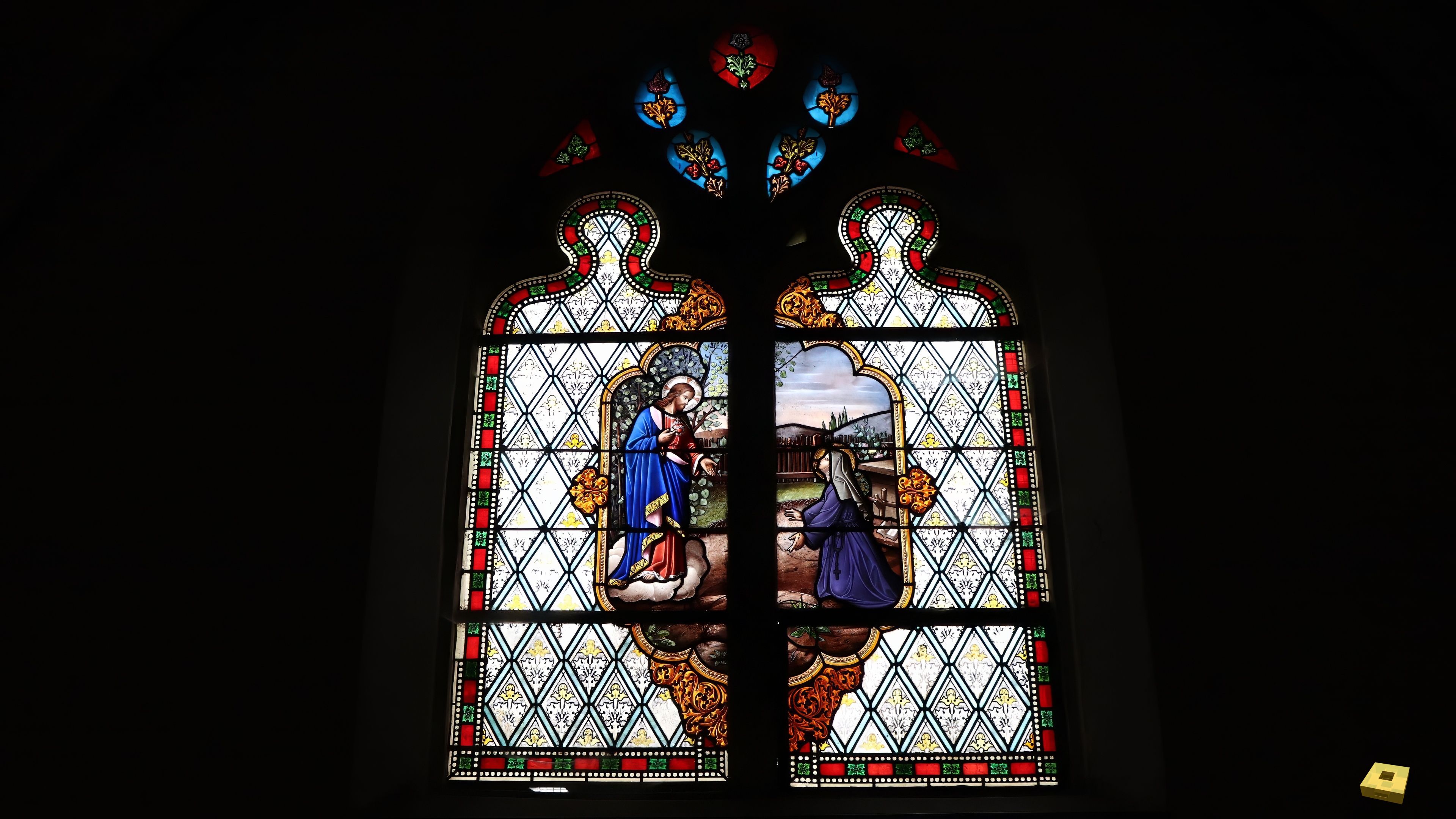 Circourt, church - stained glass window (I)