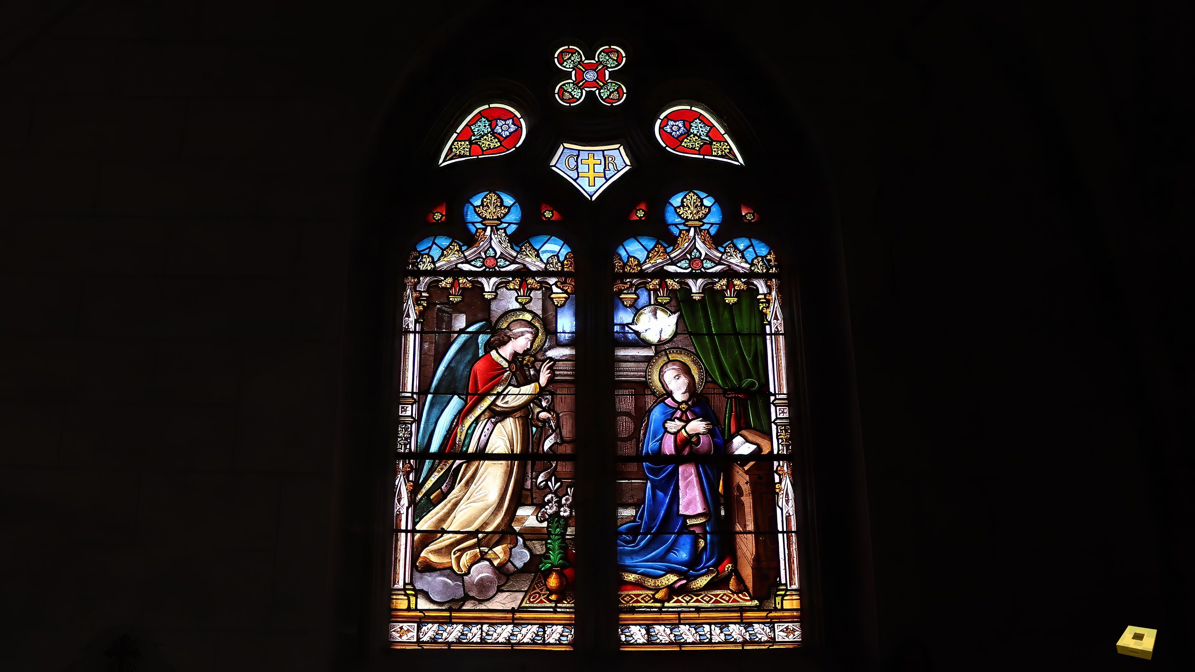 Coussey, church - stained glass window (I)
