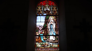 Coussey, church - stained glass window (I)