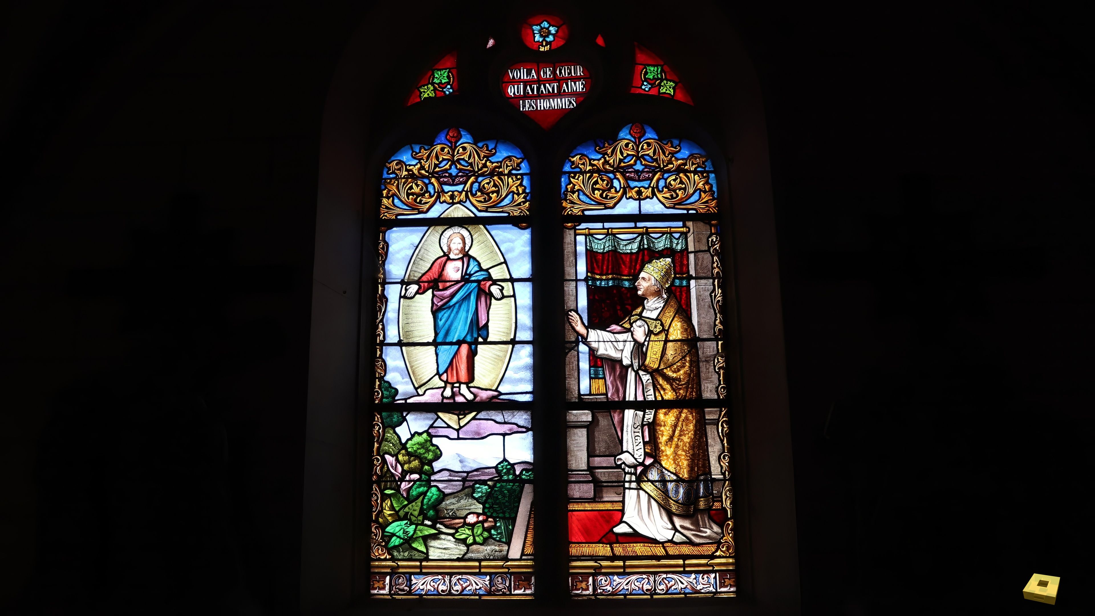 Coussey, church - stained glass window (I)