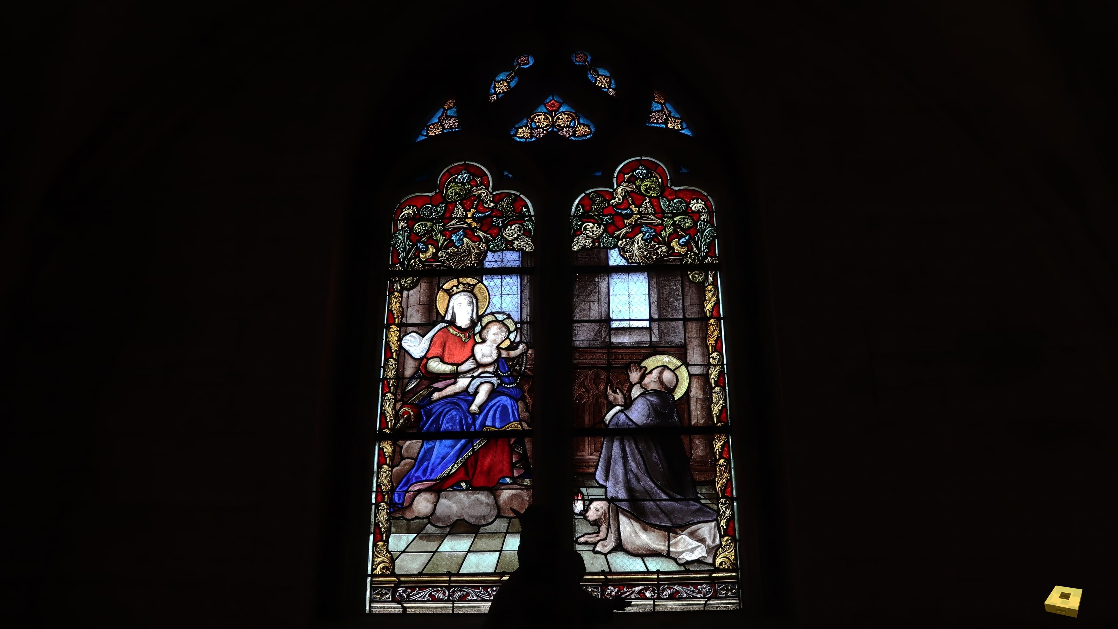 Coussey, church - stained glass window (I)