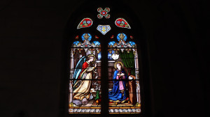 Coussey, church - stained glass window (I)