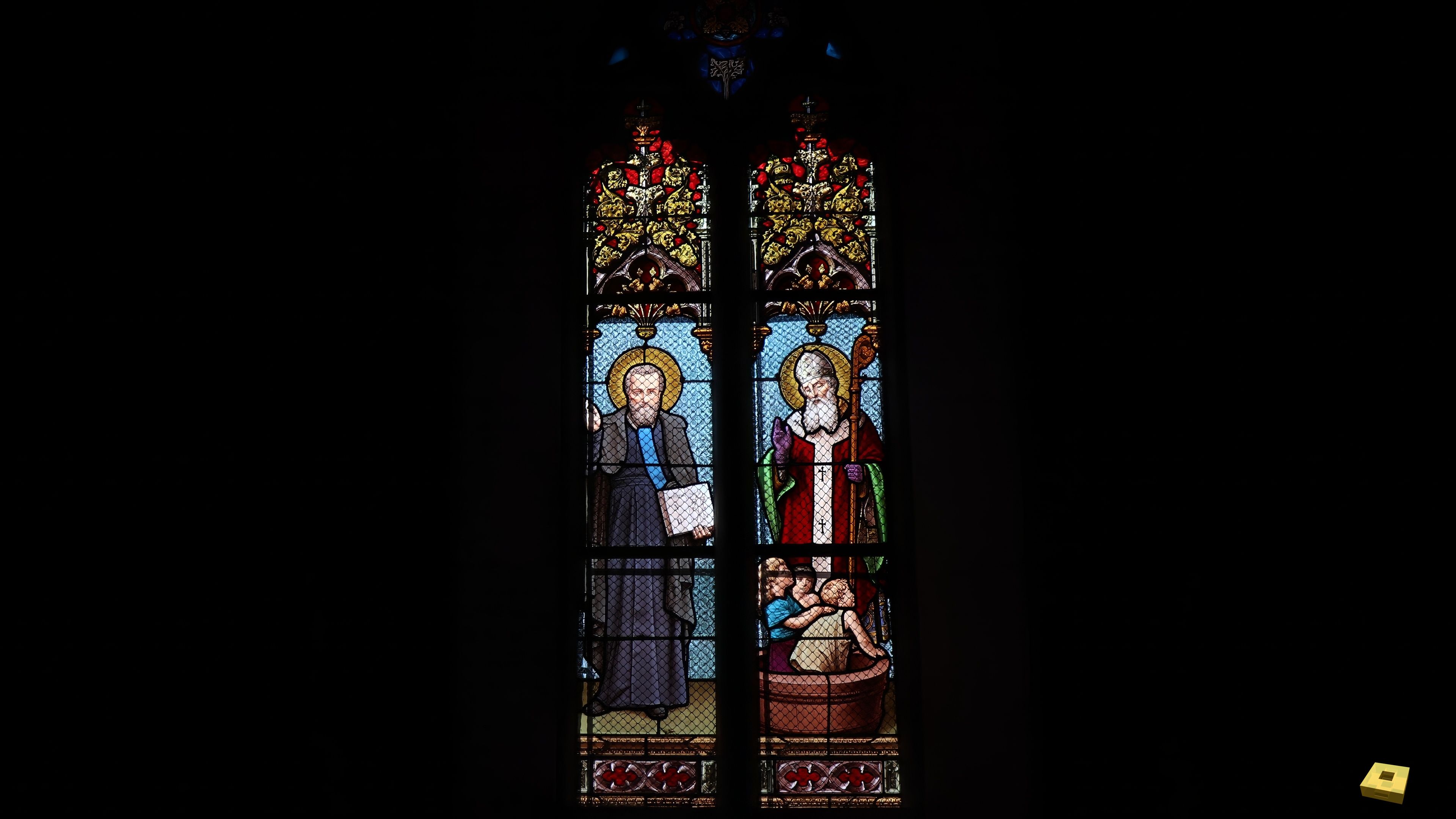 Coussey, church - stained glass window (I)
