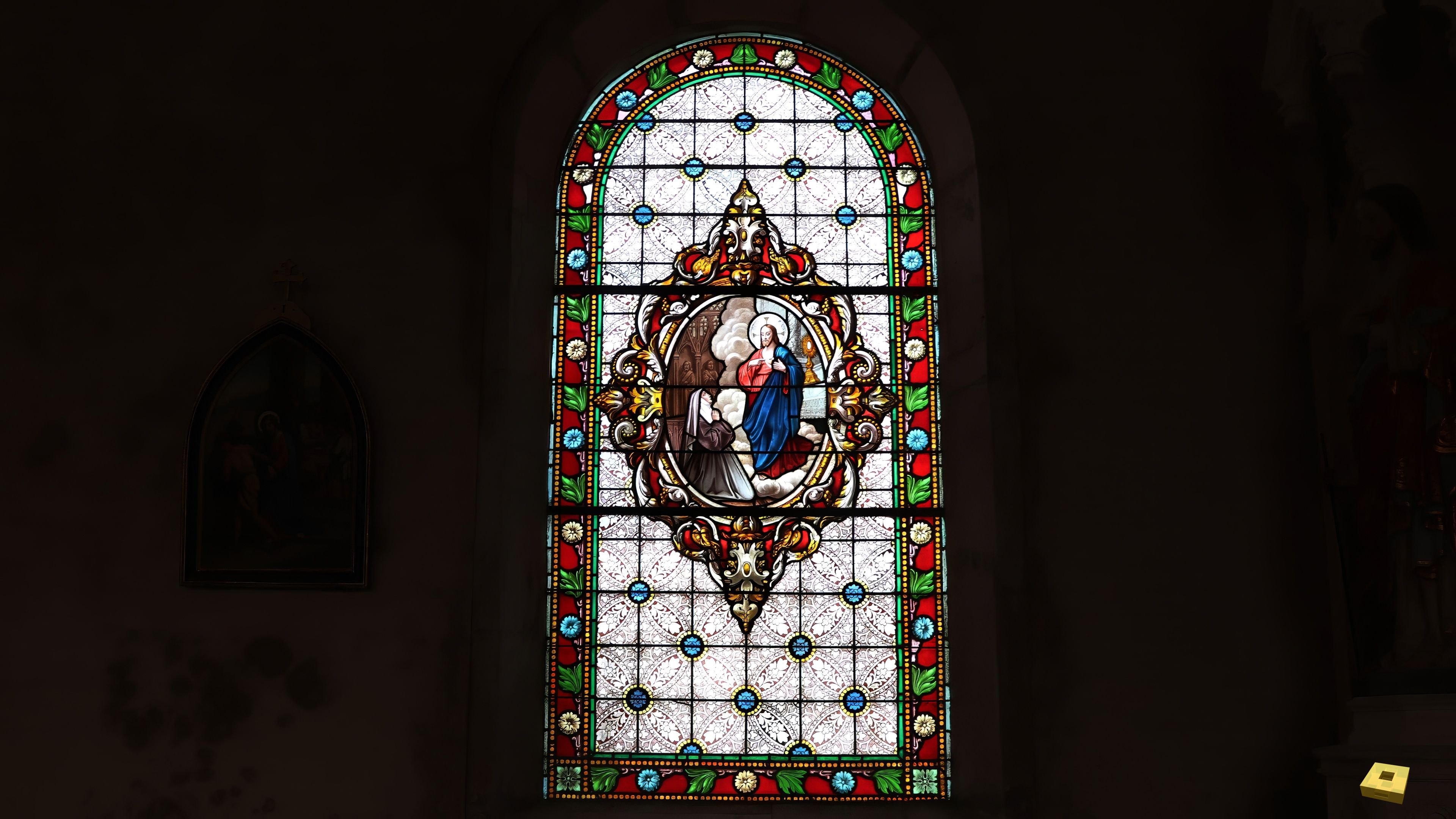 Dommartin, church - stained glass window (I)
