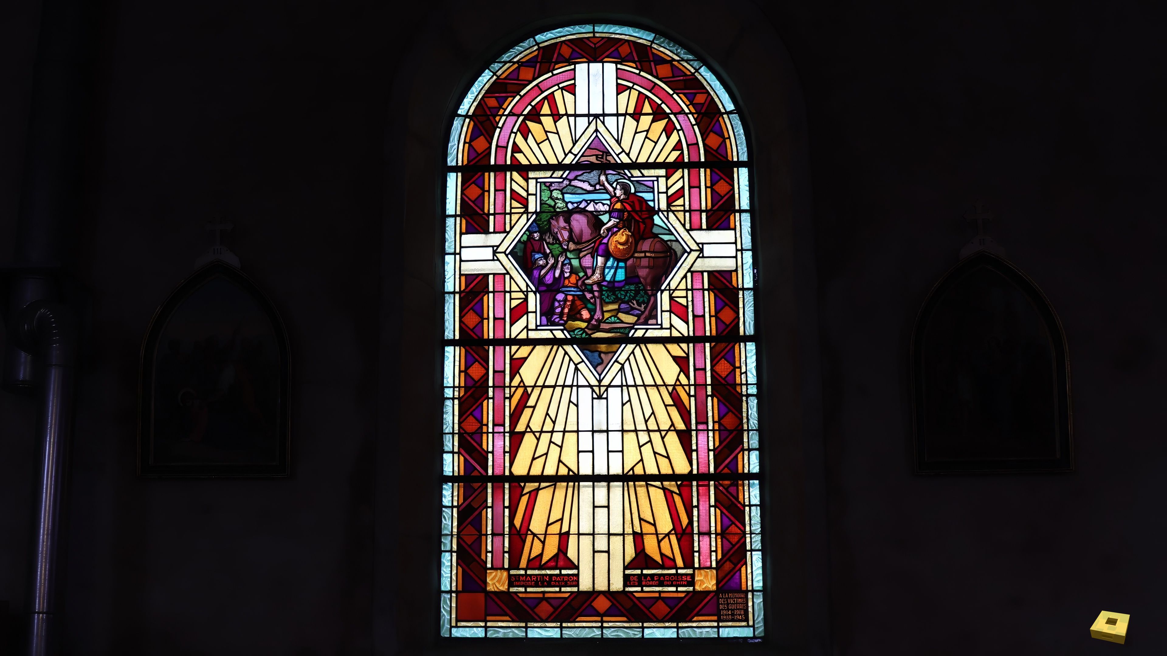Dommartin, église - vitrail (I)